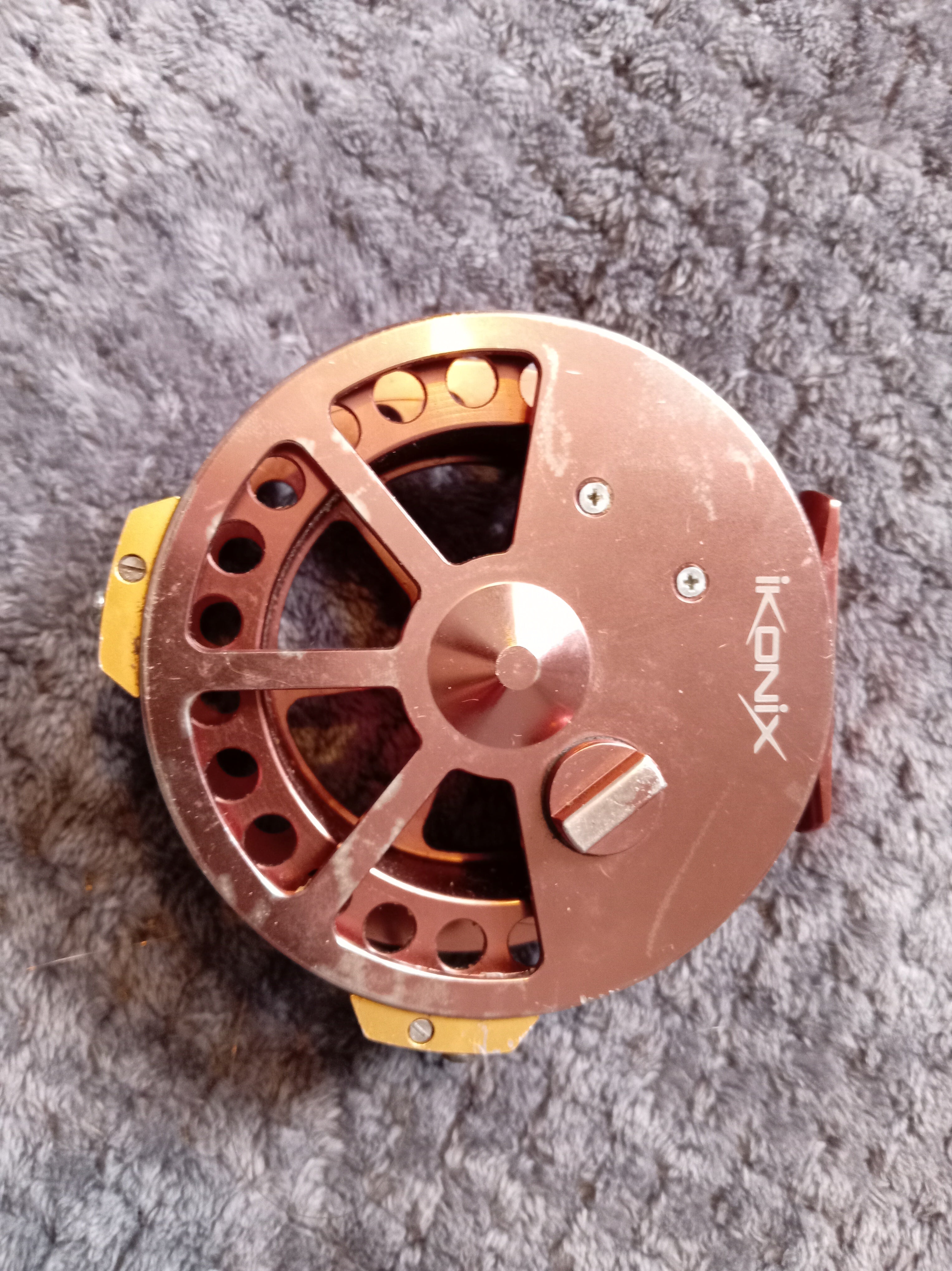 Ikonix 4.25” Centrepin Reel River Trotting Fishing Reel - VGC