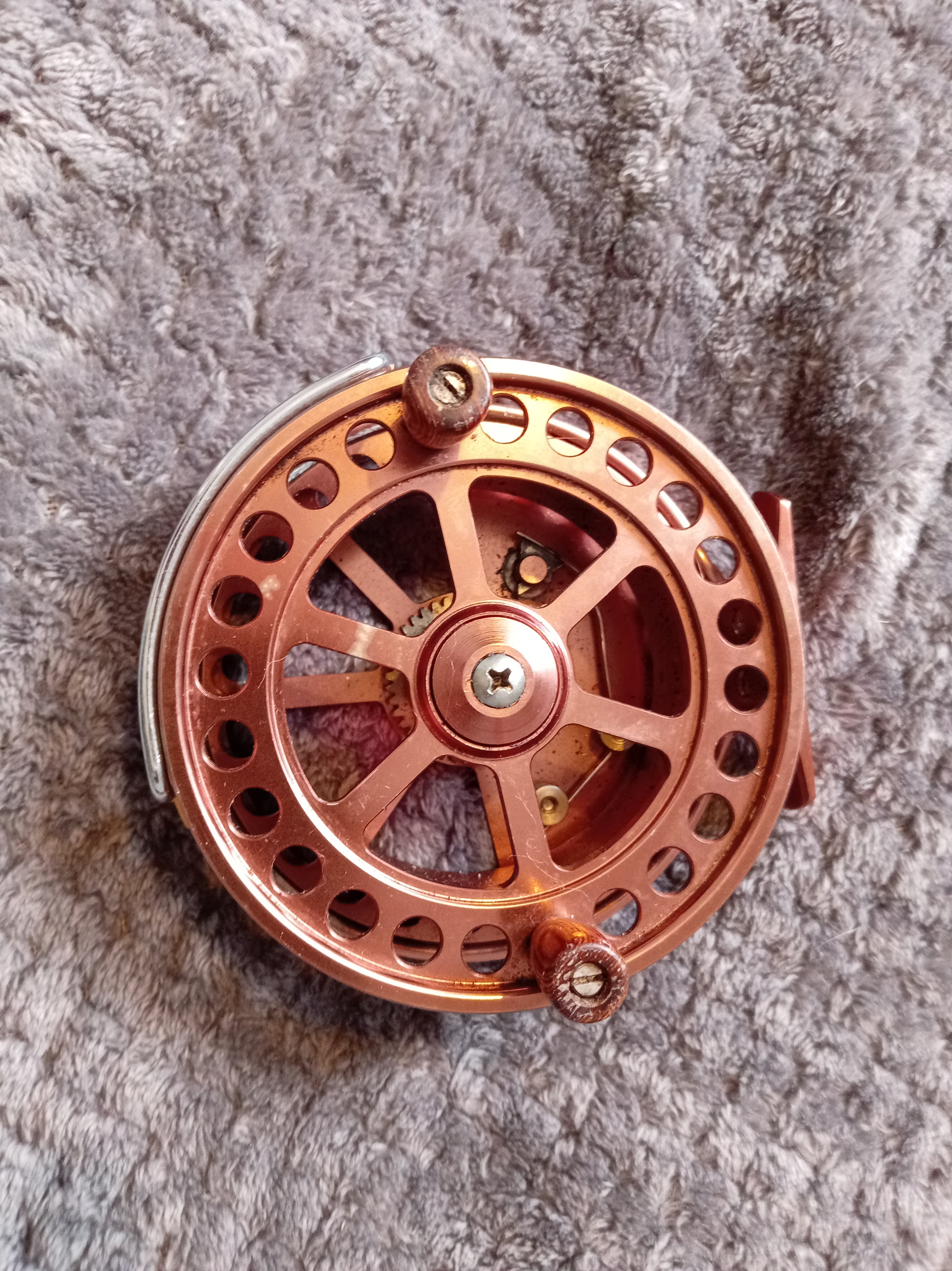 Ikonix 4.25” Centrepin Reel River Trotting Fishing Reel - VGC