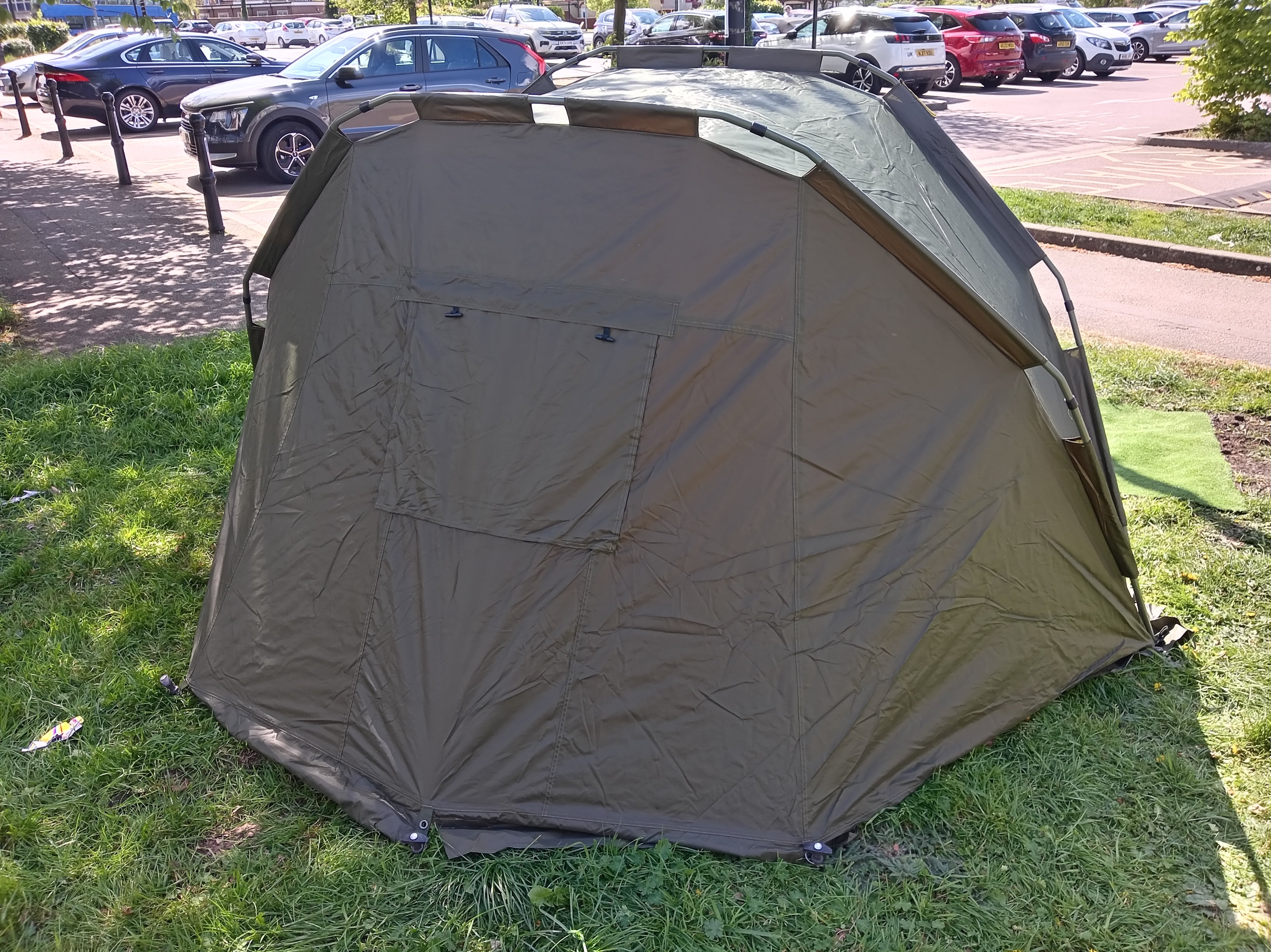 *Ex Display Bargain* King Carp 1-Man Pramhood Carp Fishing Bivvy - 2-Rib System