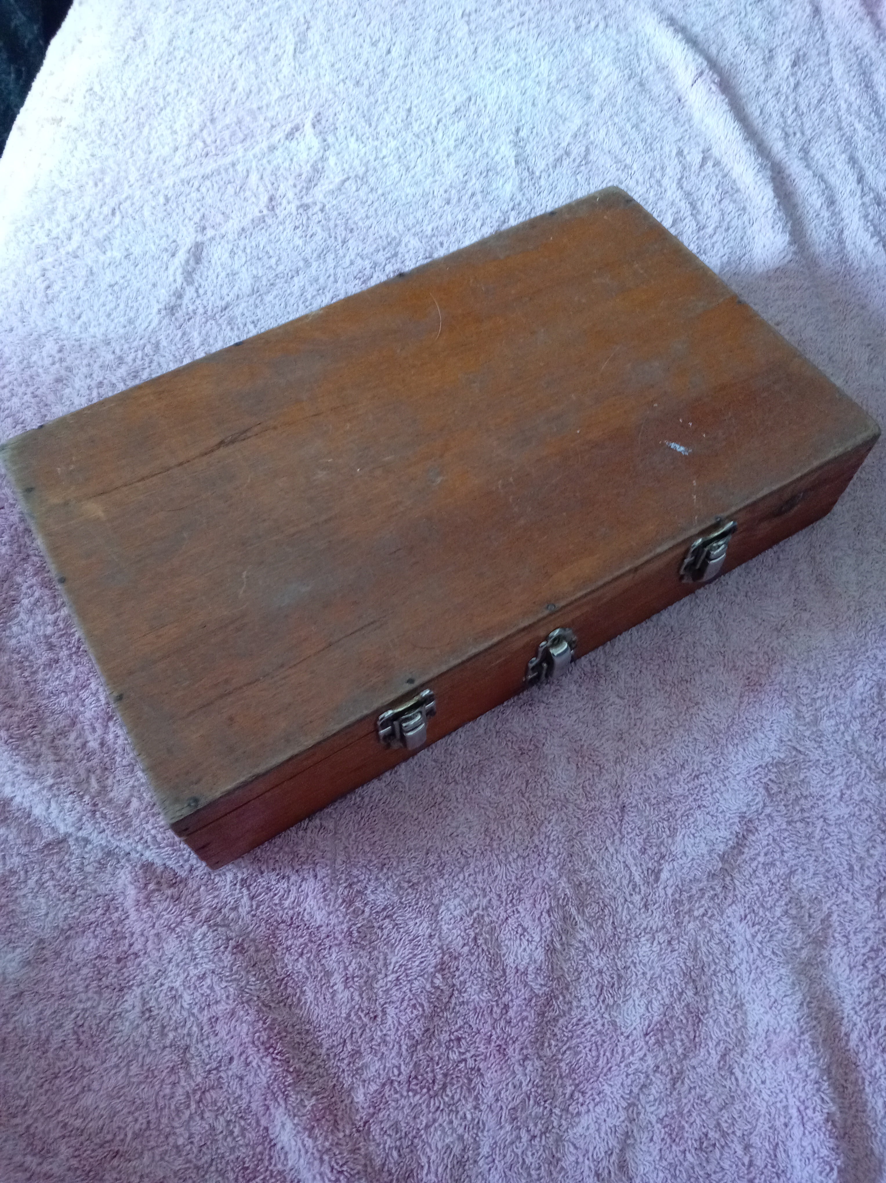 Vintage Wooden Fishing Float Box & Floats | Traditional Angling Storage