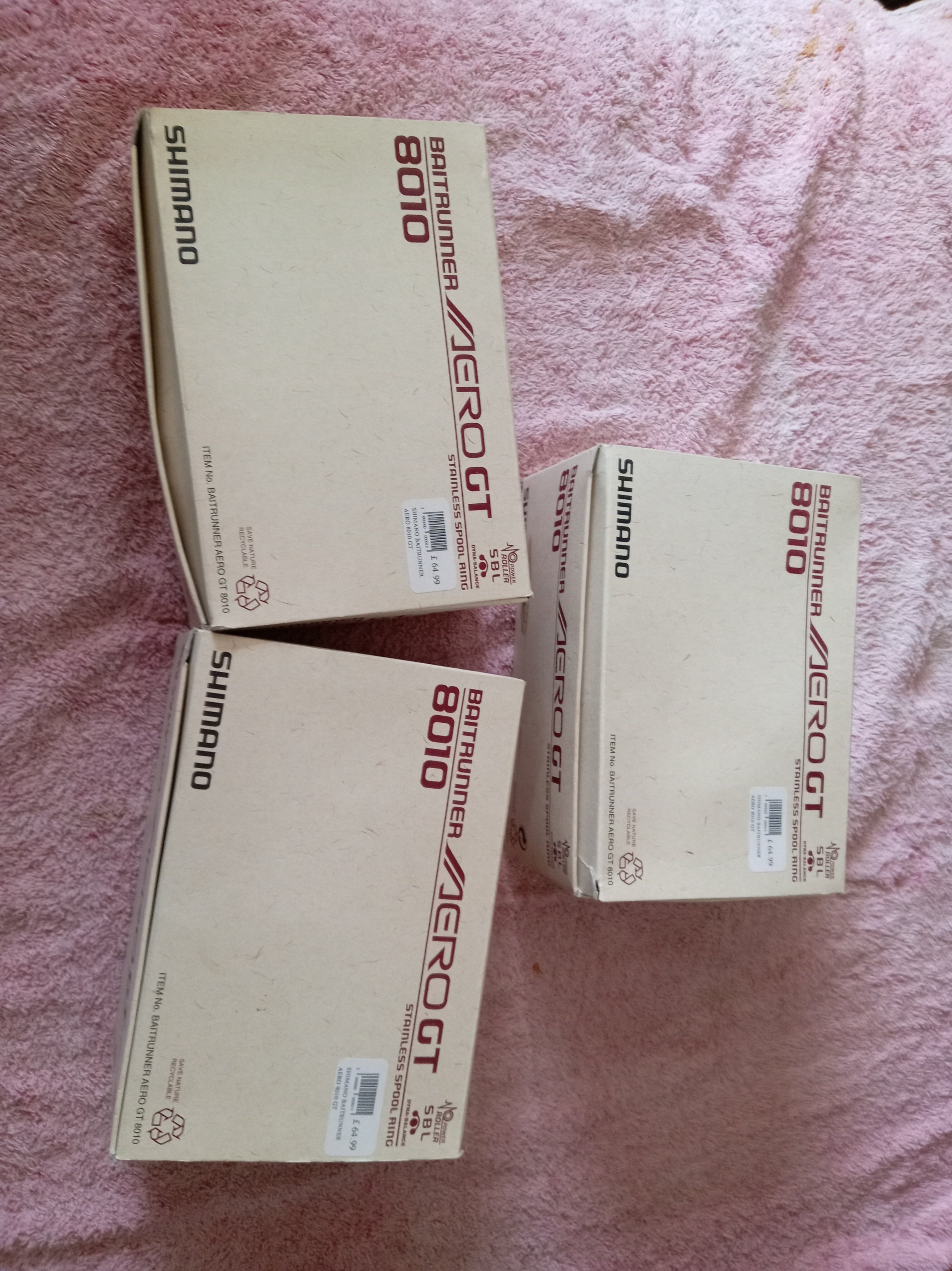 Shimano Aero GT 8010 Baitrunner Reel | Boxed with Paperwork + Spare Spools