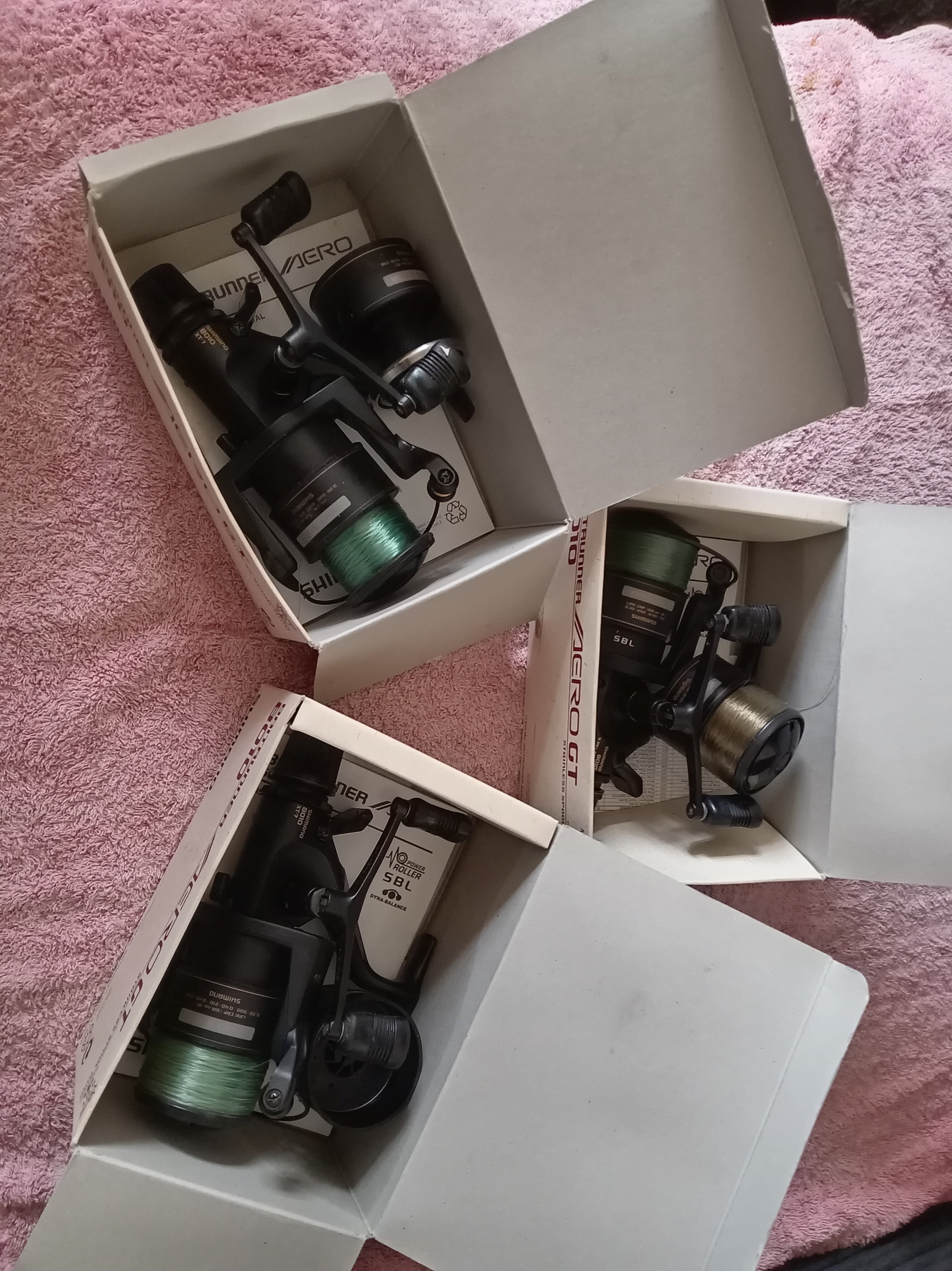 Shimano Aero GT 8010 Baitrunner Reel | Boxed with Paperwork + Spare Spools