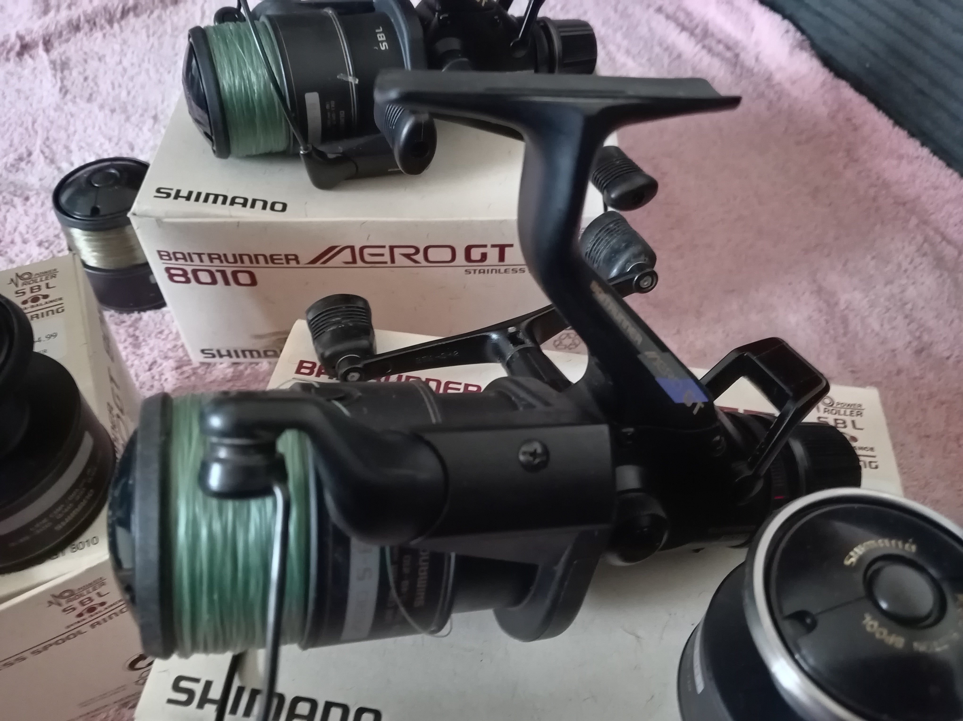 Shimano Aero GT 8010 Baitrunner Reel | Boxed with Paperwork + Spare Spools