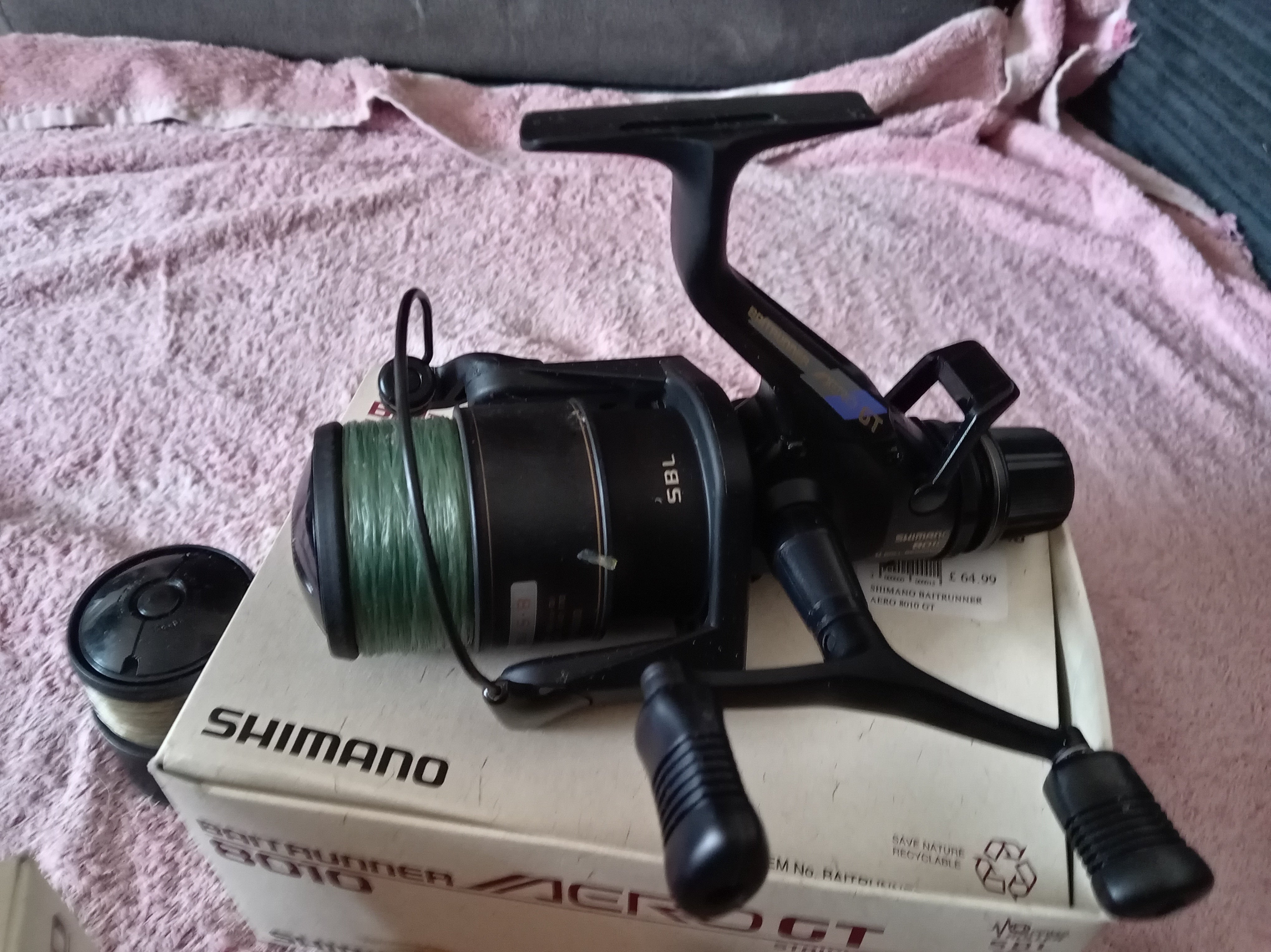 Shimano Aero GT 8010 Baitrunner Reel | Boxed with Paperwork + Spare Spools