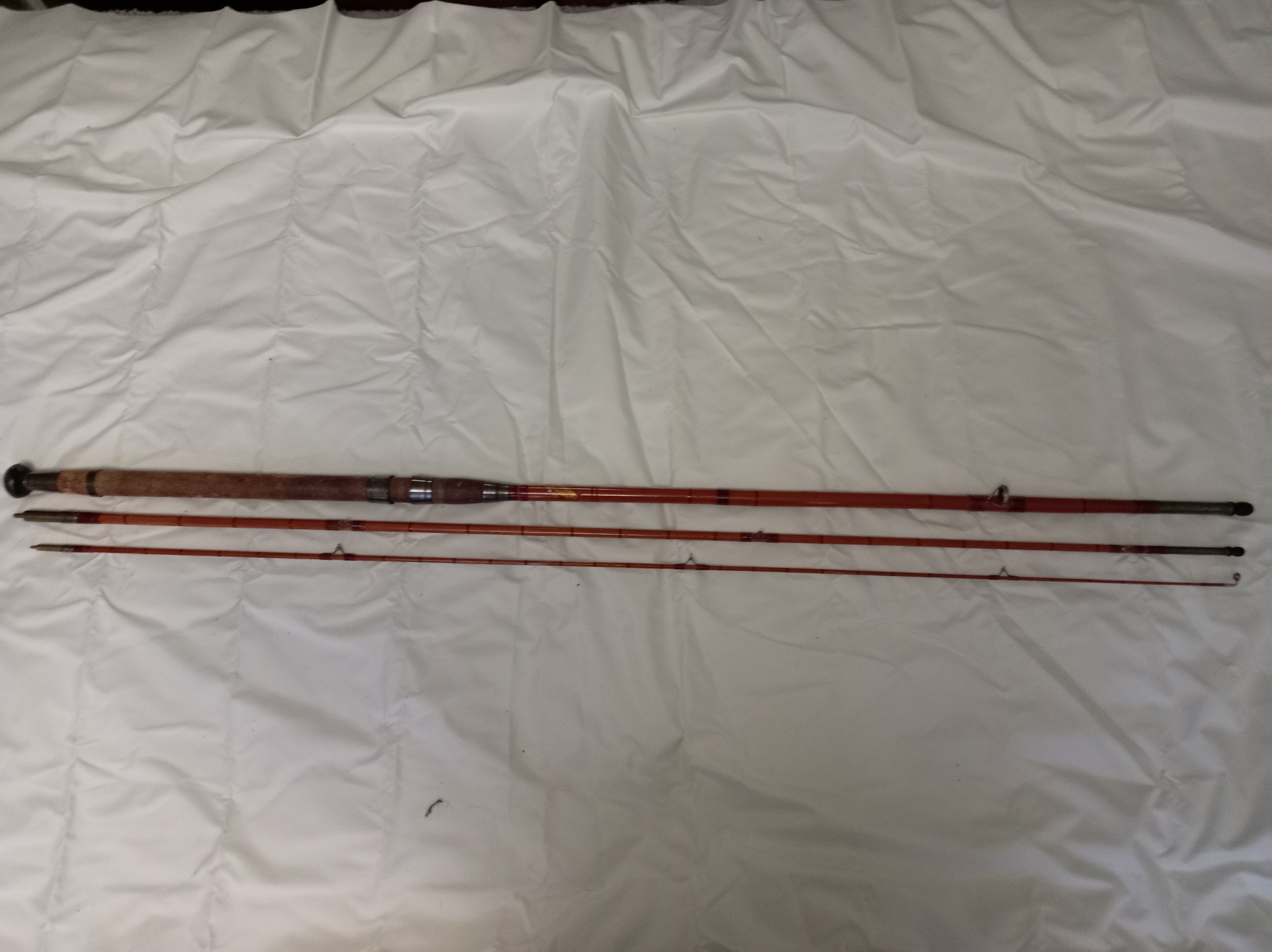 Allcocks Wizard 11ft 3-Piece Split Cane Fishing Rod in Very Good condition