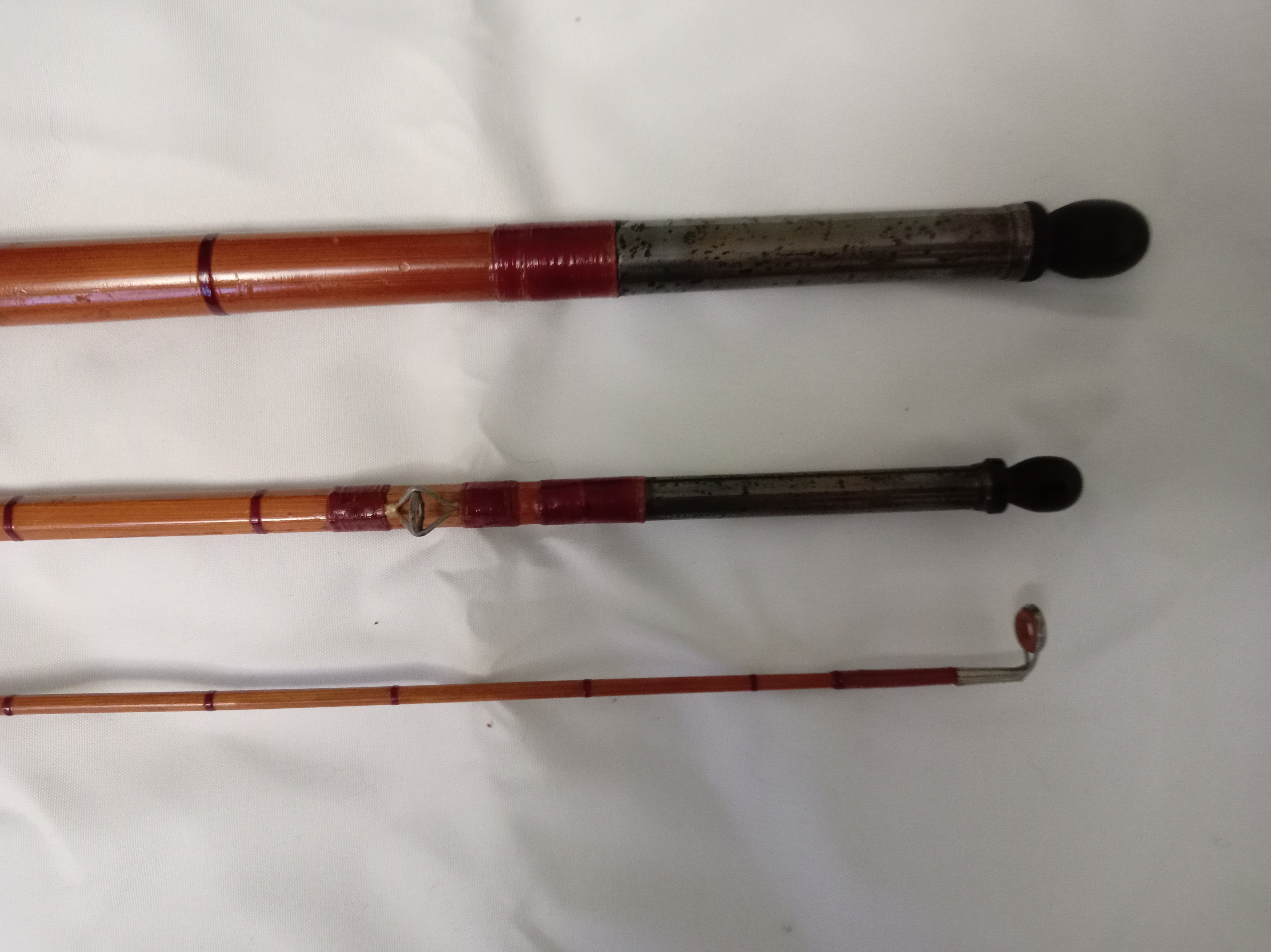 Allcocks Wizard 11ft 3-Piece Split Cane Fishing Rod in Very Good condition