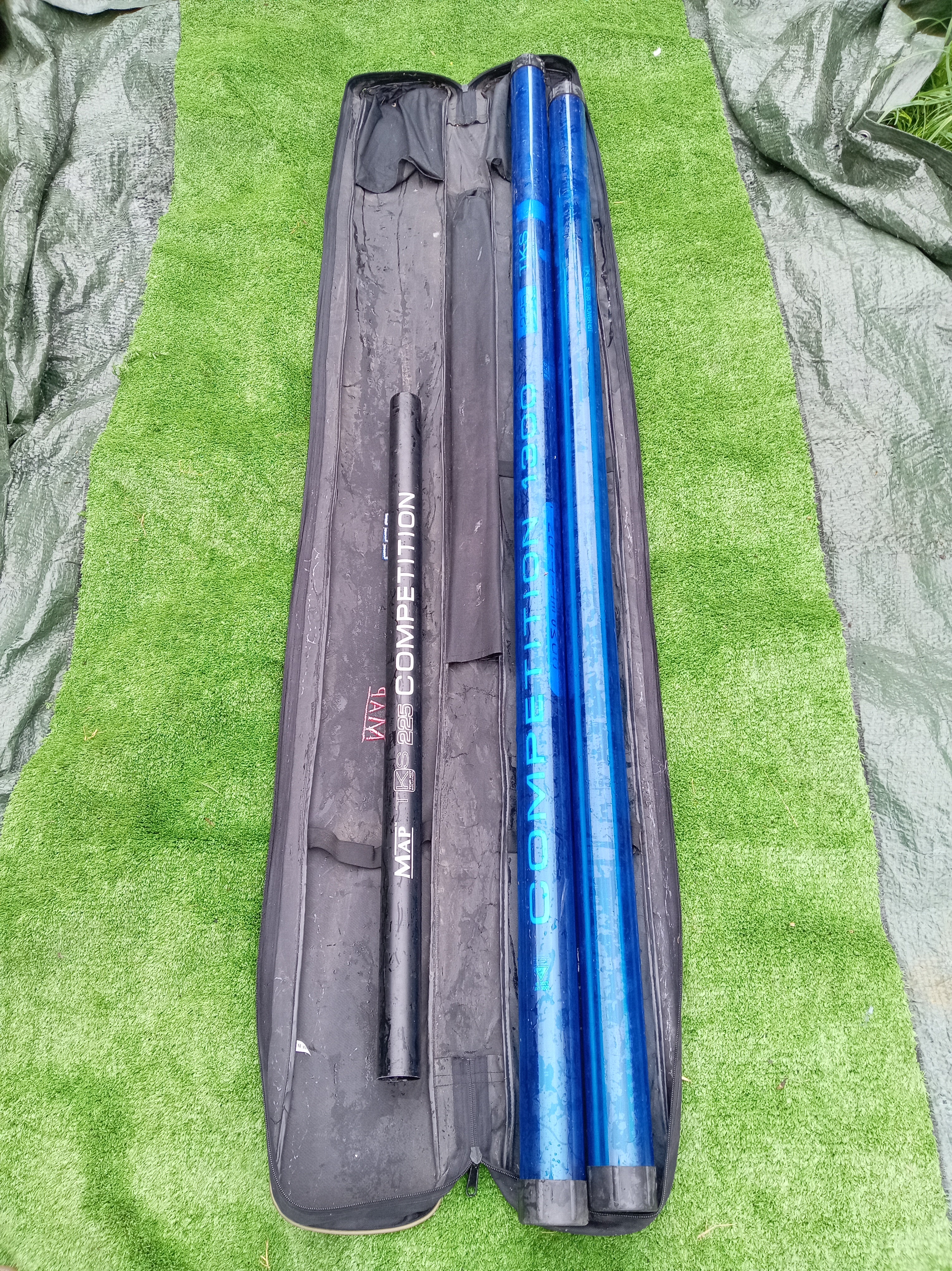 MAP TKS 225 Competition 13m Pole Package + 3 Spare Top 2 Kits & Holdall - Pristine
