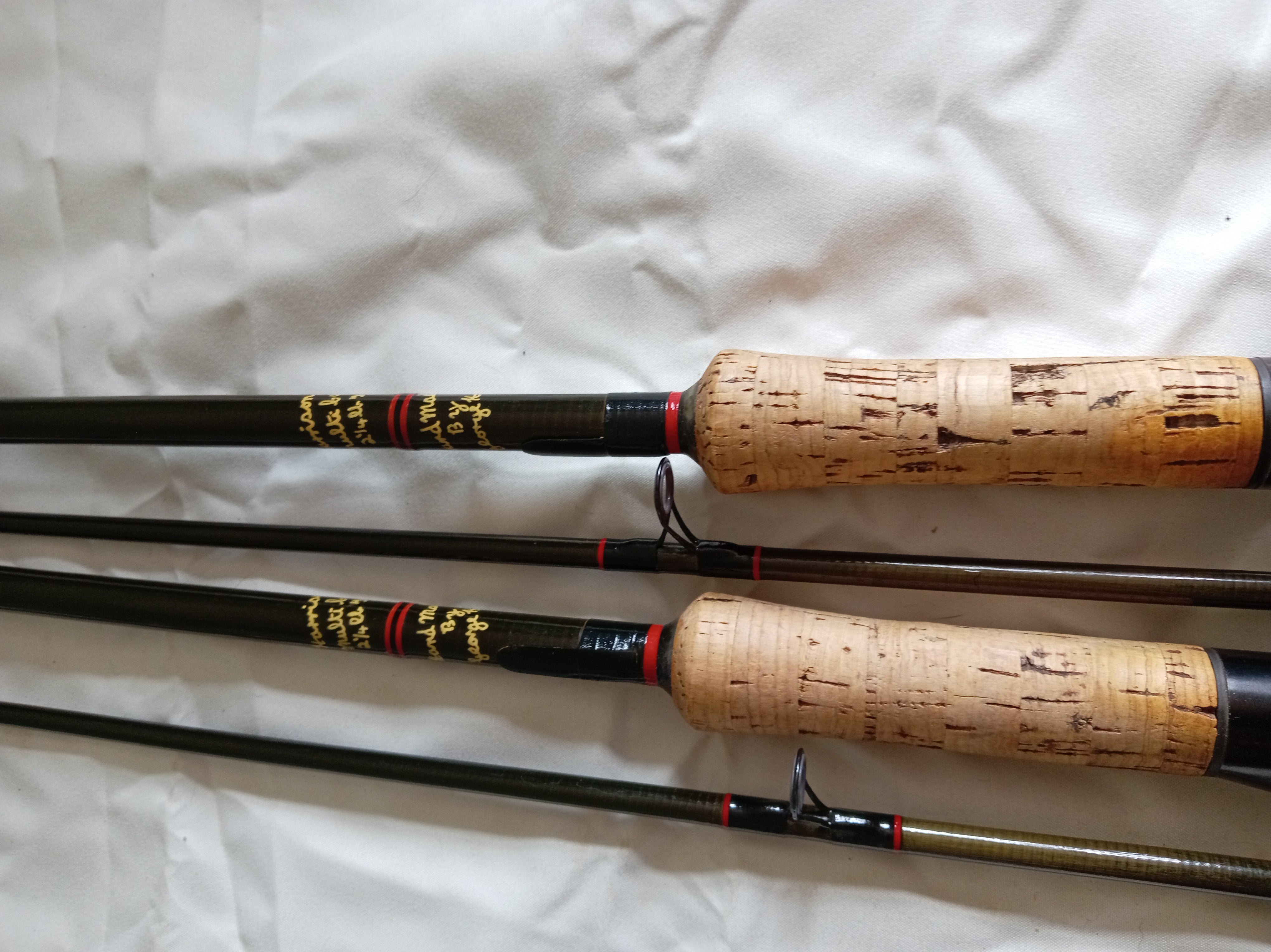 PAIR Harrison MultiCarp Handbuilt 12ft 2.25lb TC Carp Barbel Fishing Rods