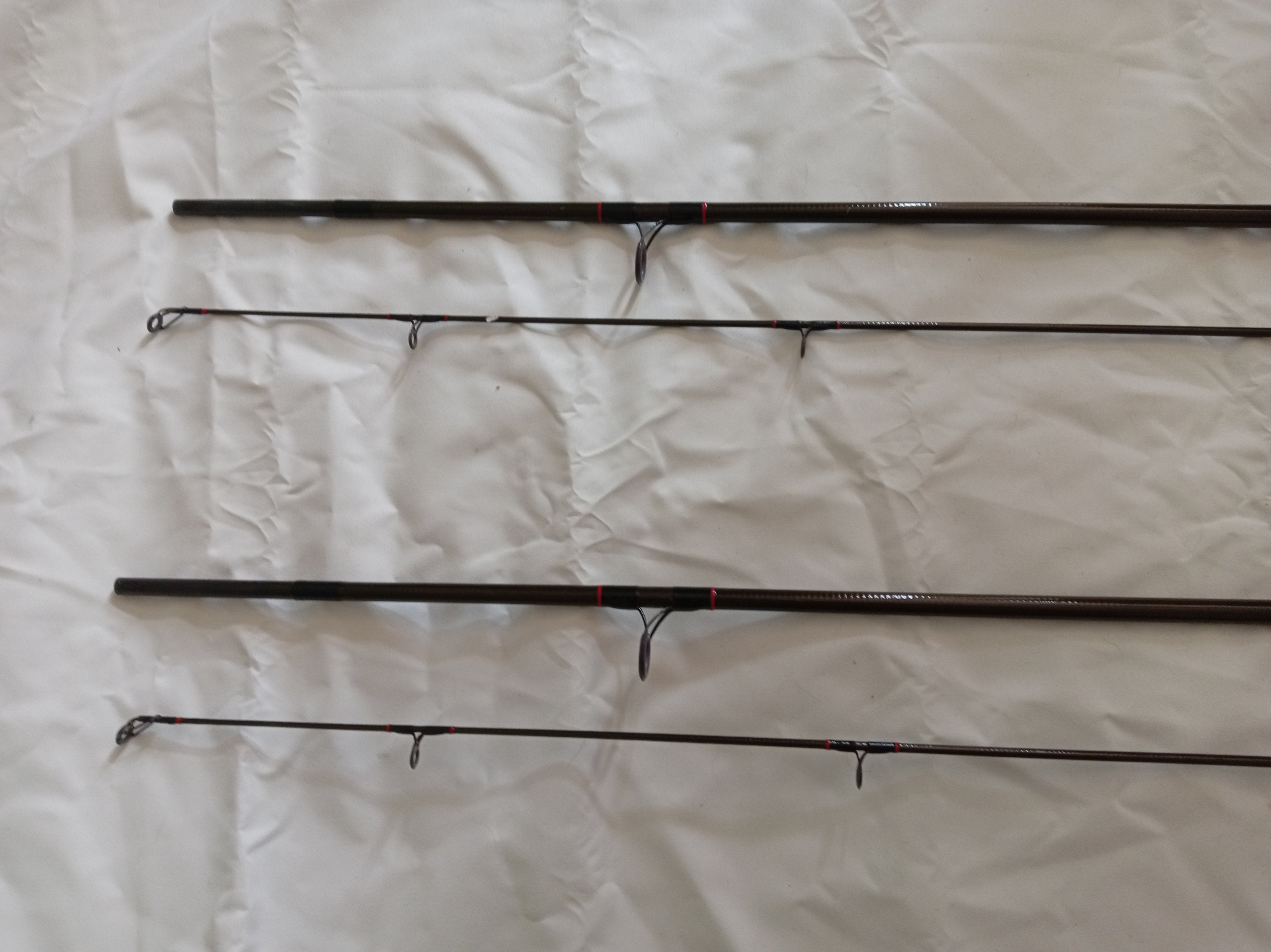 PAIR Harrison MultiCarp Handbuilt 12ft 2.25lb TC Carp Barbel Fishing Rods