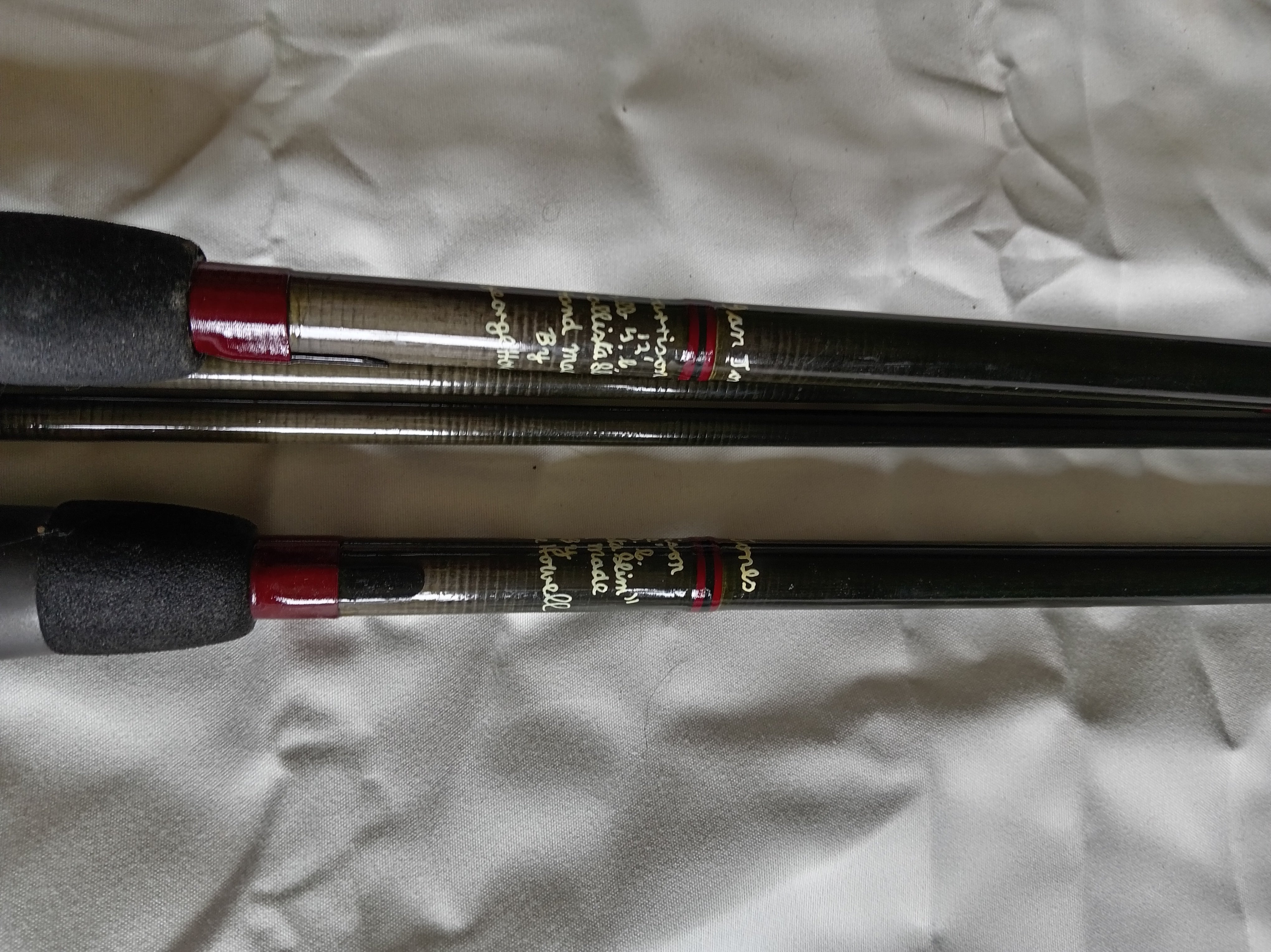 Harrison Ballista Slim Carp Rods 12ft 3lb TC Custom Handbuilt Pair  Matching Set