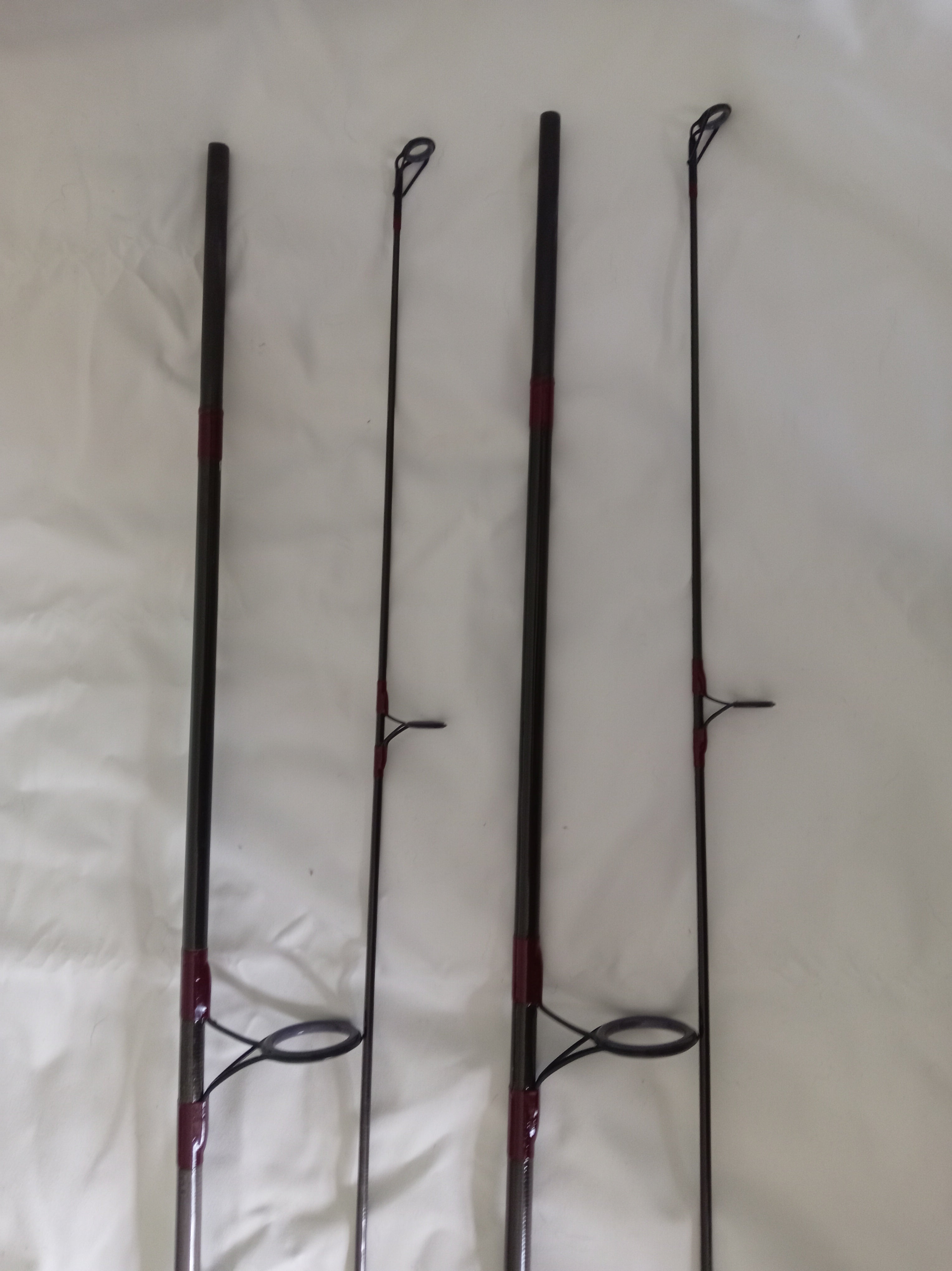 Harrison Ballista Slim Carp Rods 12ft 3lb TC Custom Handbuilt Pair  Matching Set