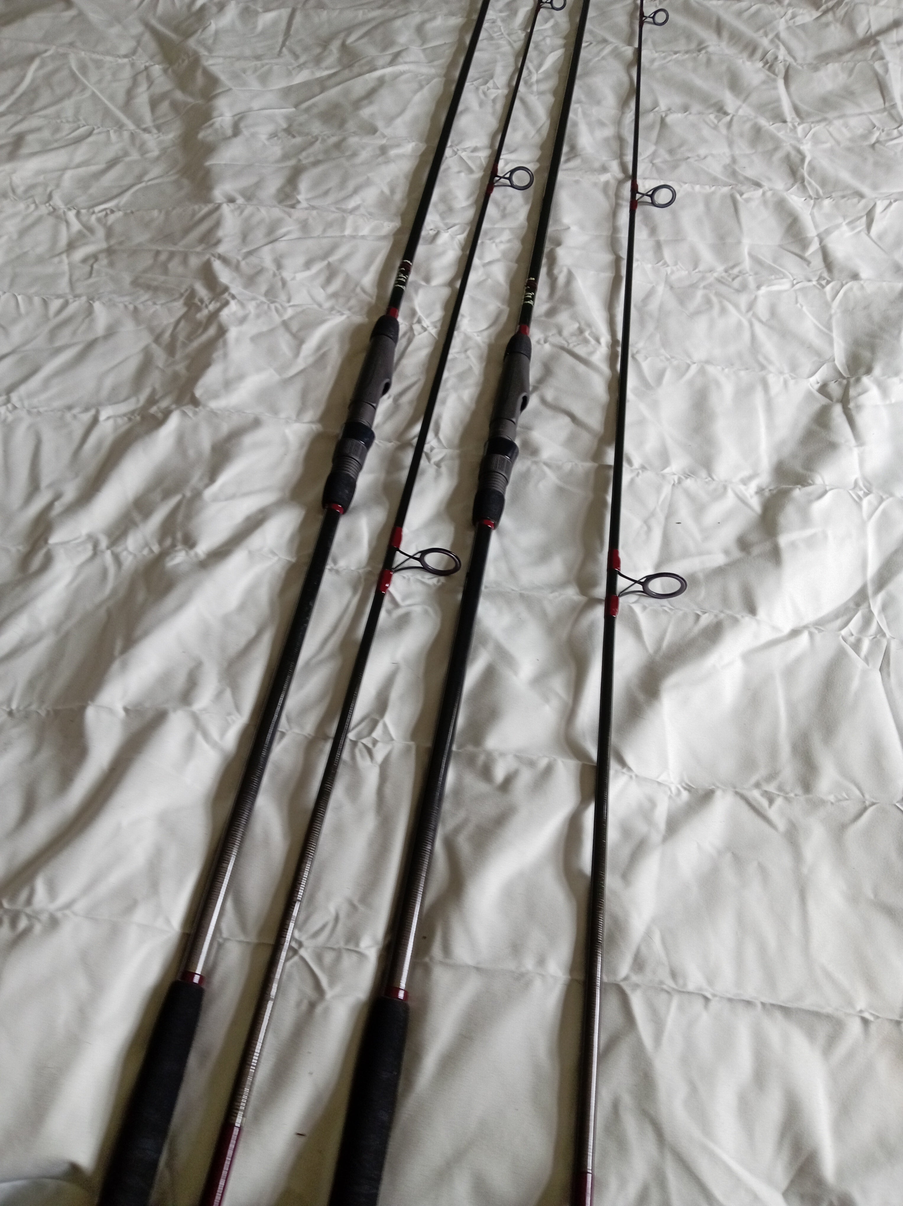 Harrison Ballista Slim Carp Rods 12ft 3lb TC Custom Handbuilt Pair  Matching Set