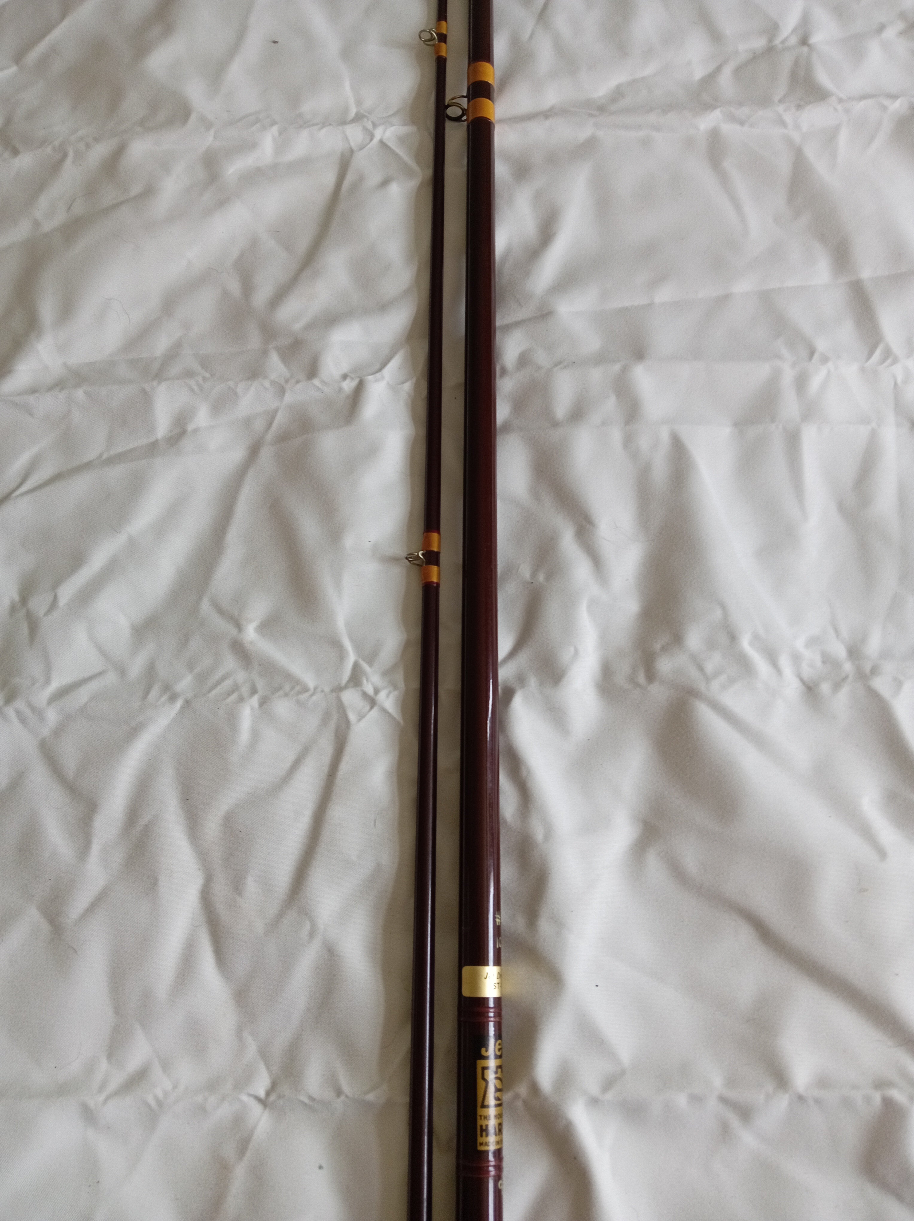 Hardy Jet Dry Fly Fishing Rod 9ft 3” ST-10 Carbon Trout Salmon Vintage Classic Bag