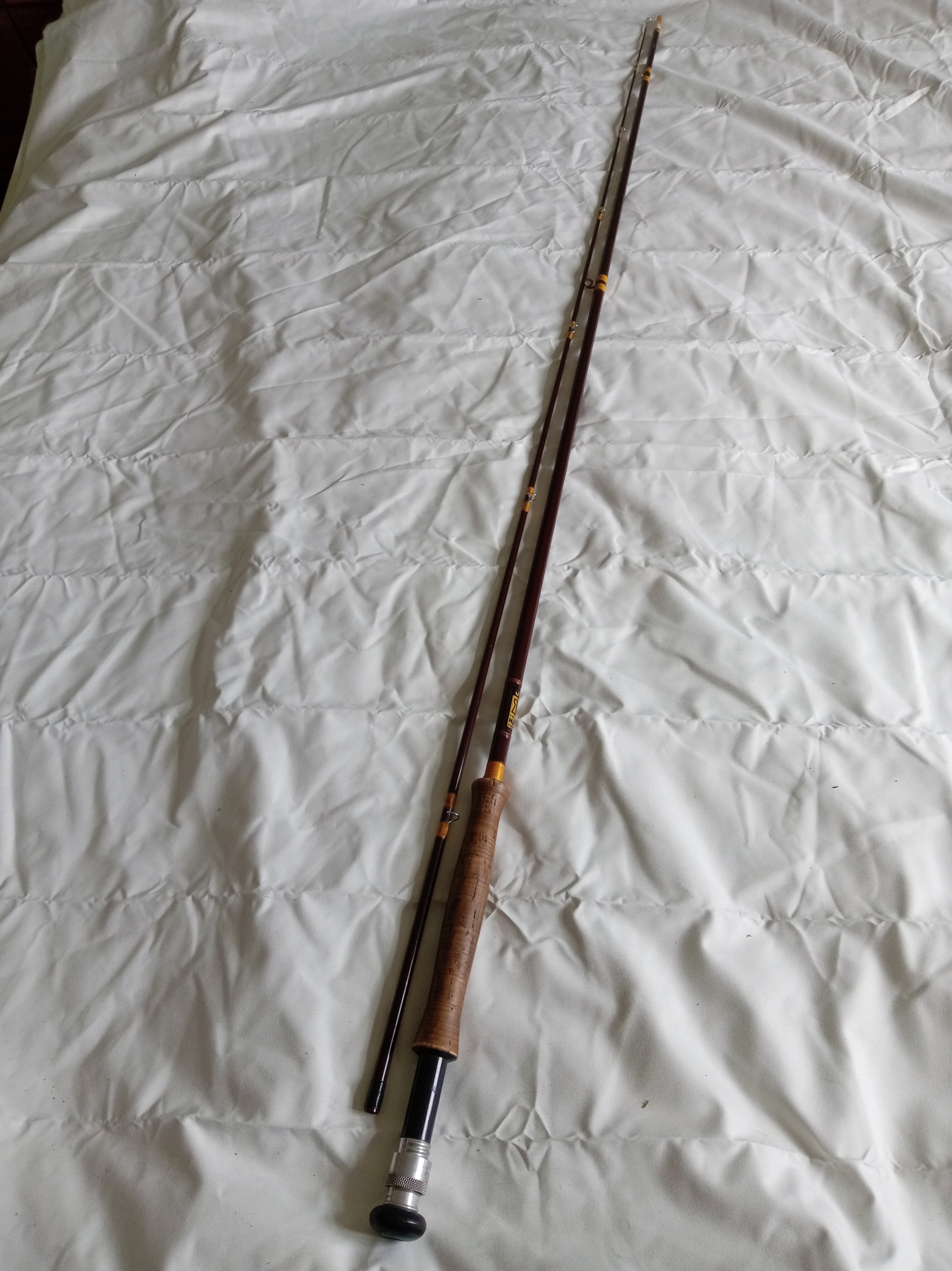 Hardy Jet 9ft #6 Fly Fishing Rod Vintage Trout Carbon Classic Angling Cloth Bag