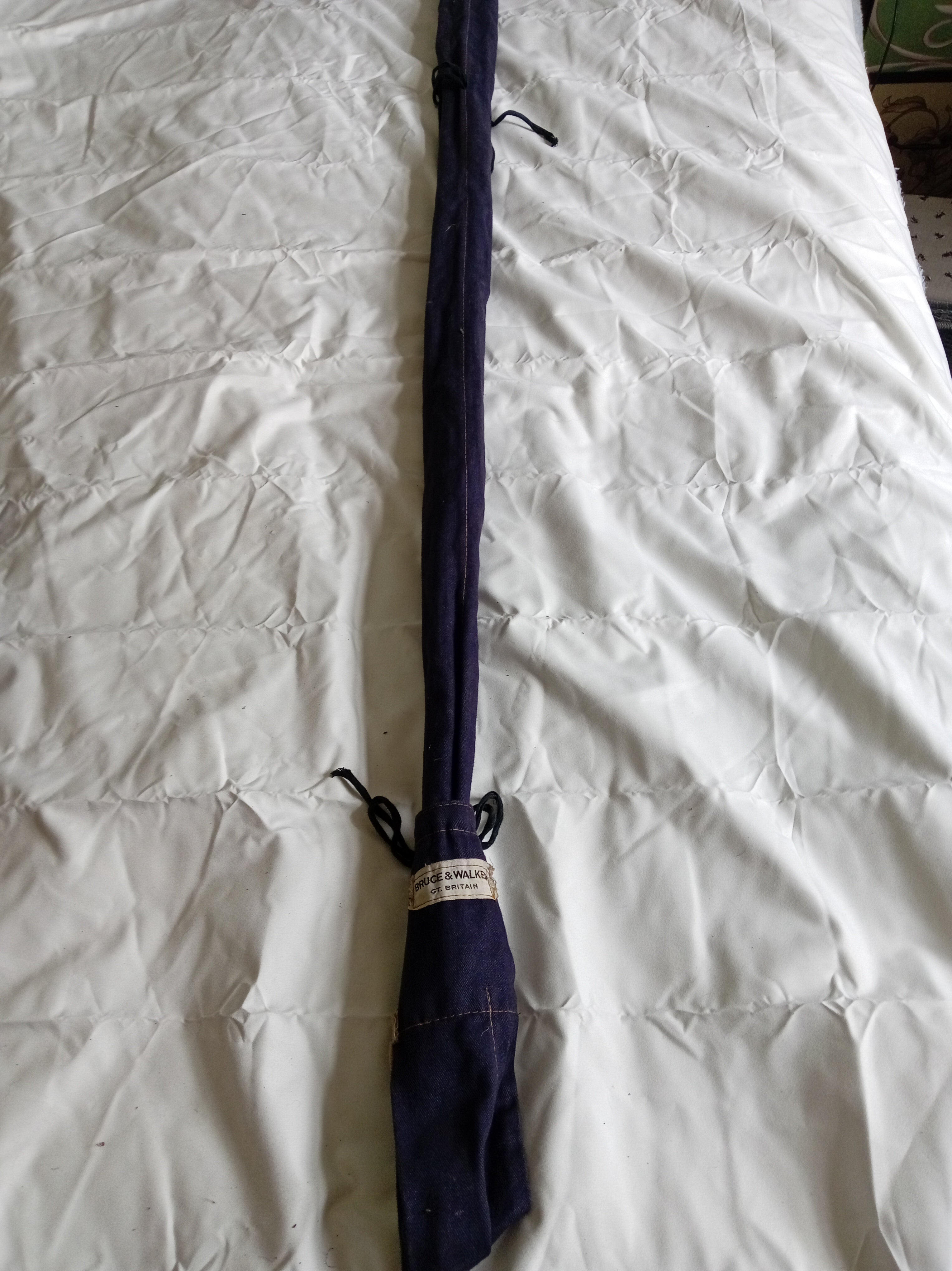 Bruce & Walker Deceiver 7-8wt Fly Rod 10ft Handbuilt Vintage Pristine Cloth Bag