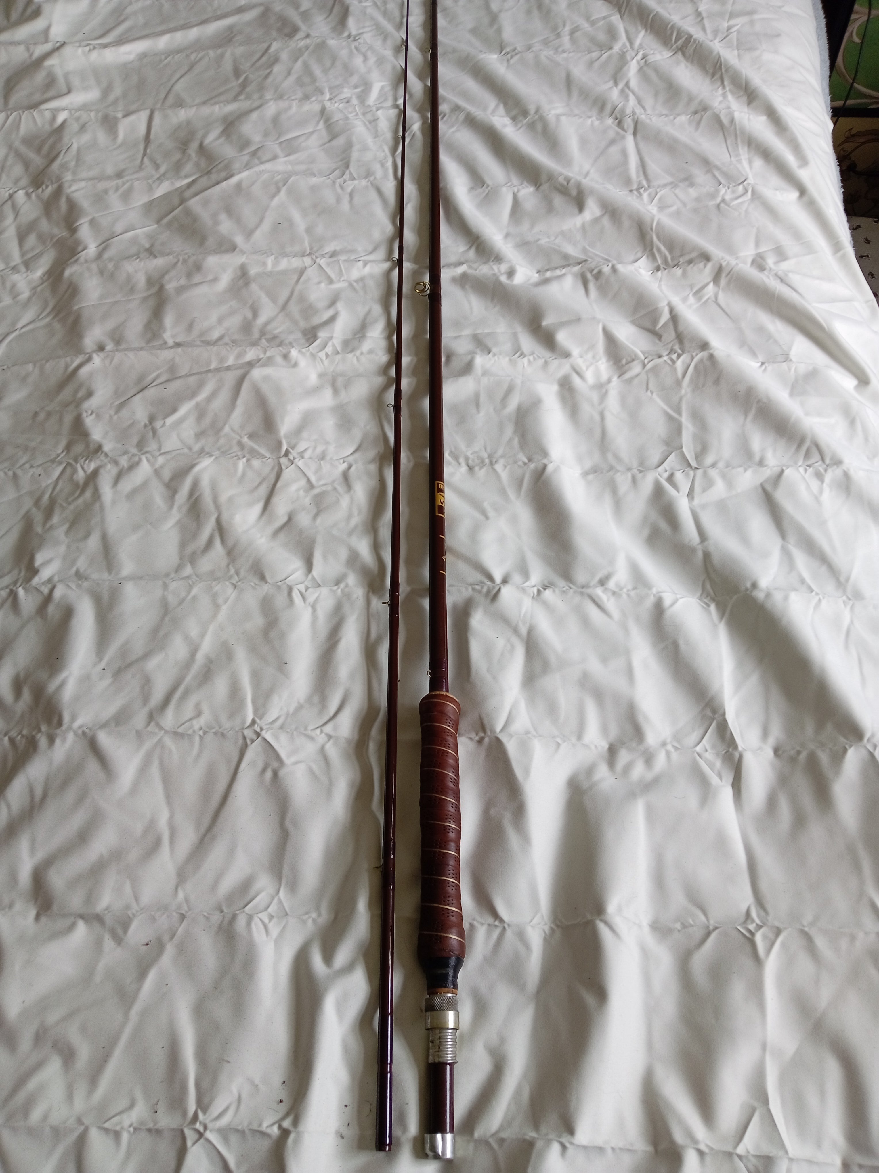 Bruce & Walker Ultra Light Mk1 9ft 8wt Fly Fishing Rod Hand Built Cloth Bag Used