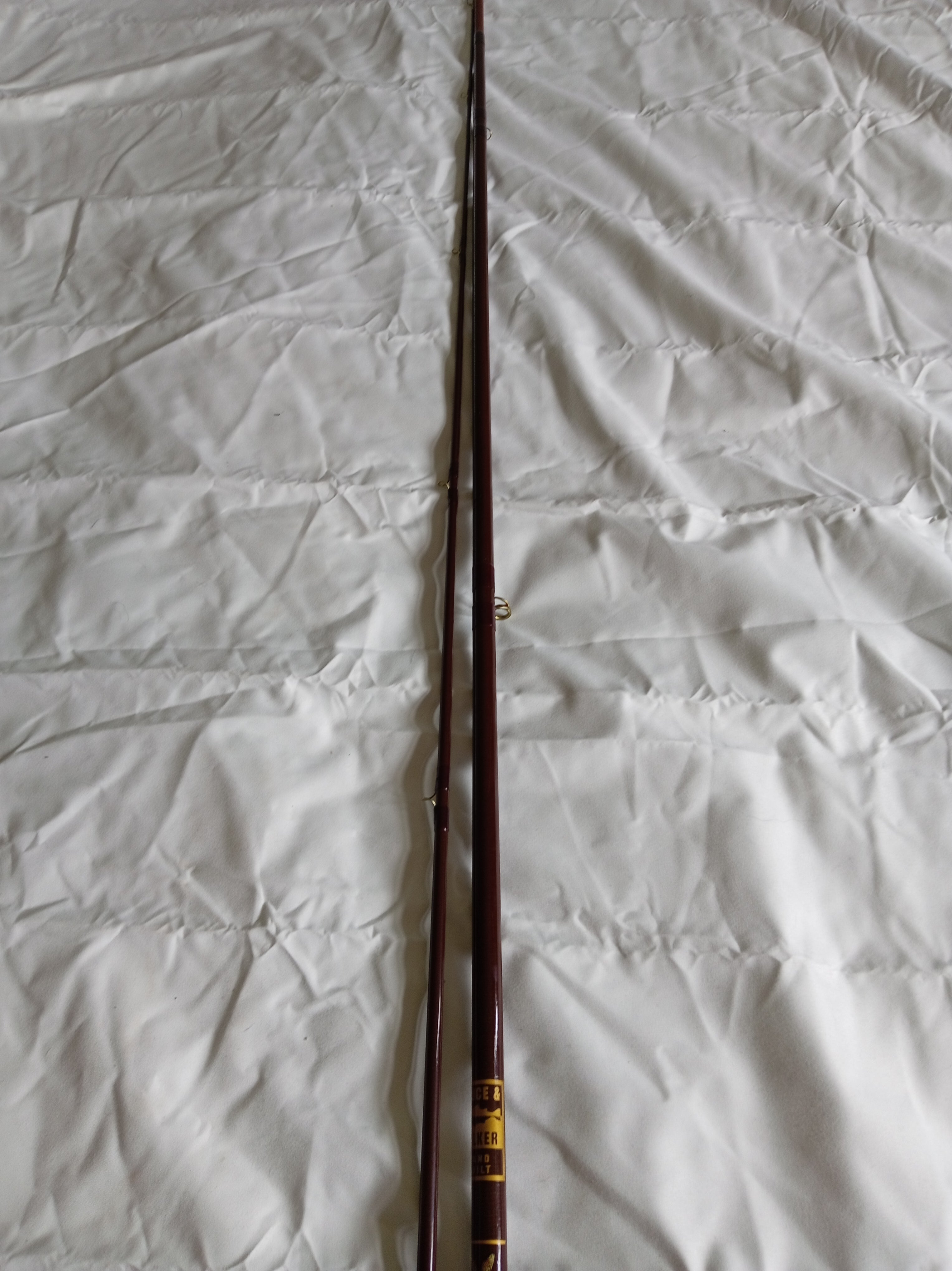 Bruce & Walker Ultra Light Mk1 9ft 8wt Fly Fishing Rod Hand Built Cloth Bag Used