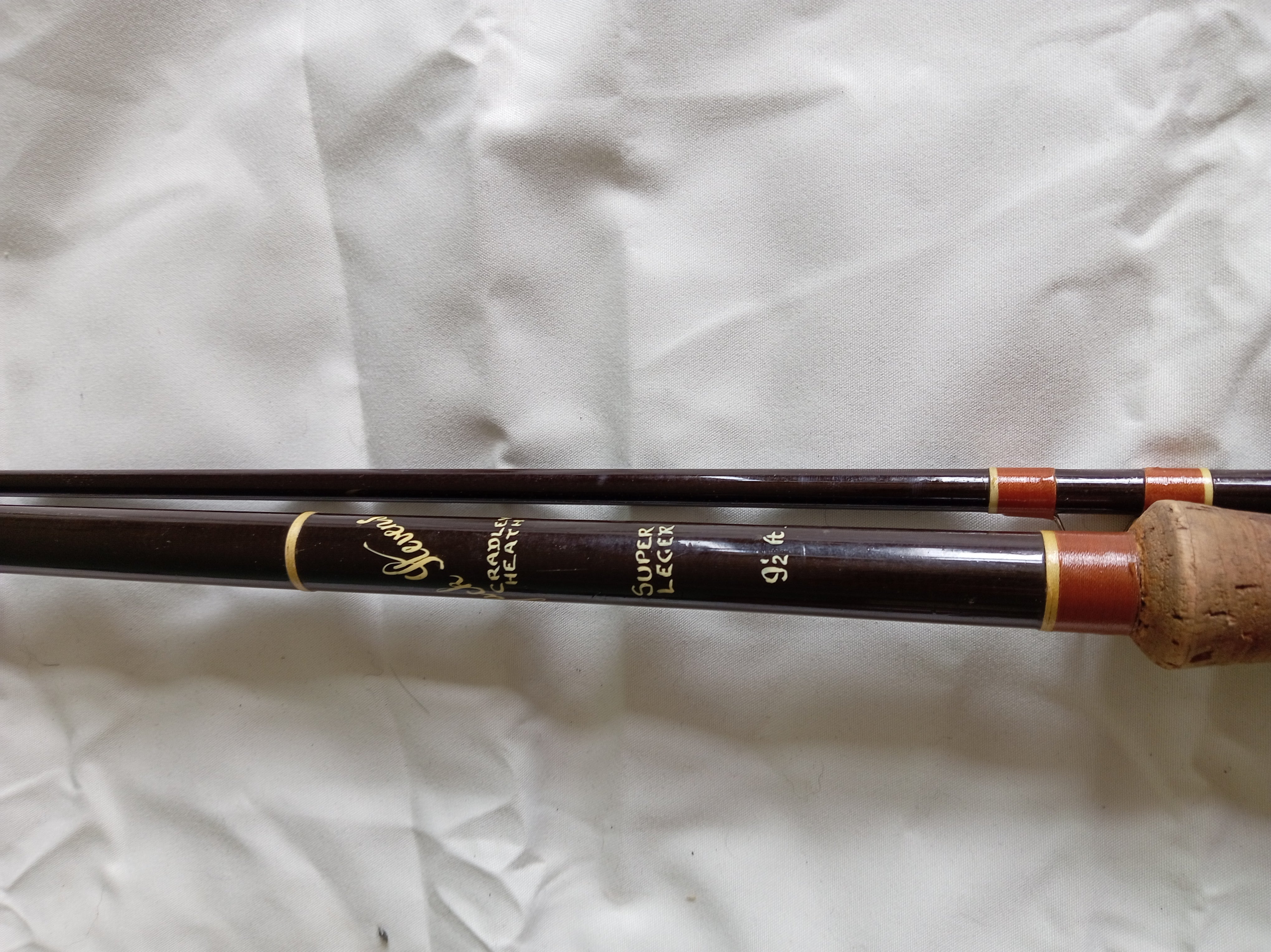 Vintage Jack Stevens Cradley Heath 9ft Super Ledger Swingtip Rod - Good Cond
