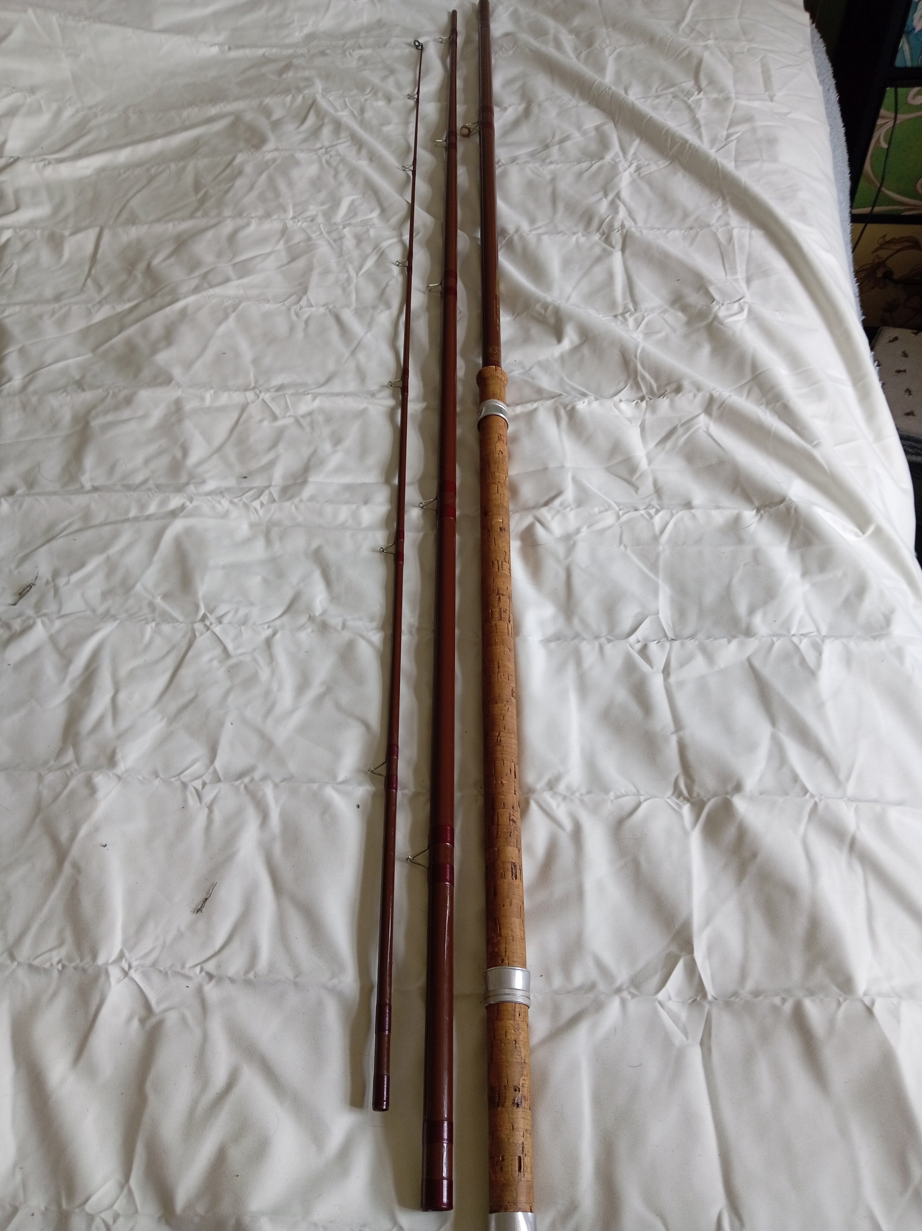 Vintage B James & Son Bruce & Walker CTM14 3-Piece Float Rod - Repaired Tip + Bag