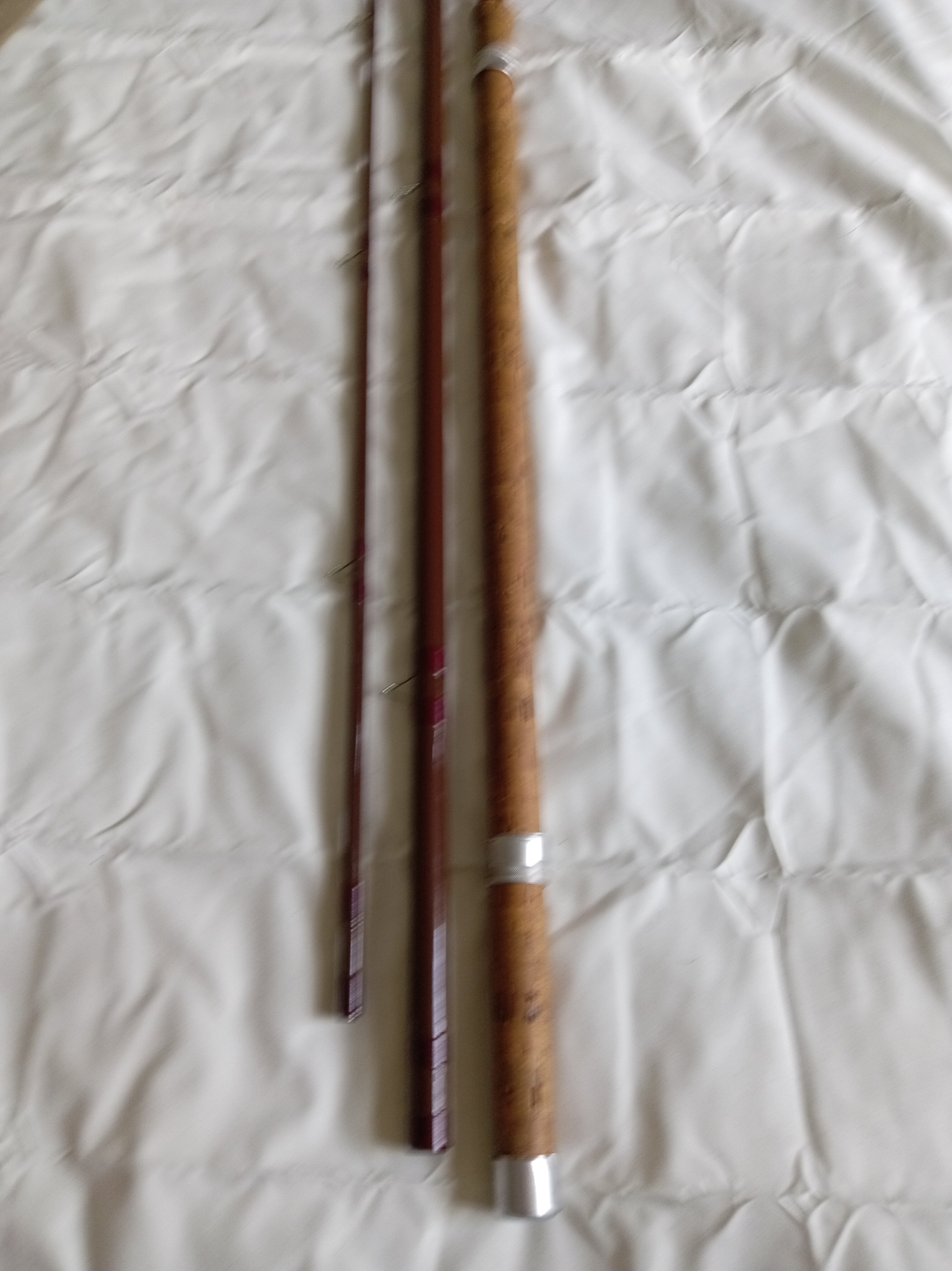 Vintage B James & Son Bruce & Walker CTM14 3-Piece Float Rod - Repaired Tip + Bag
