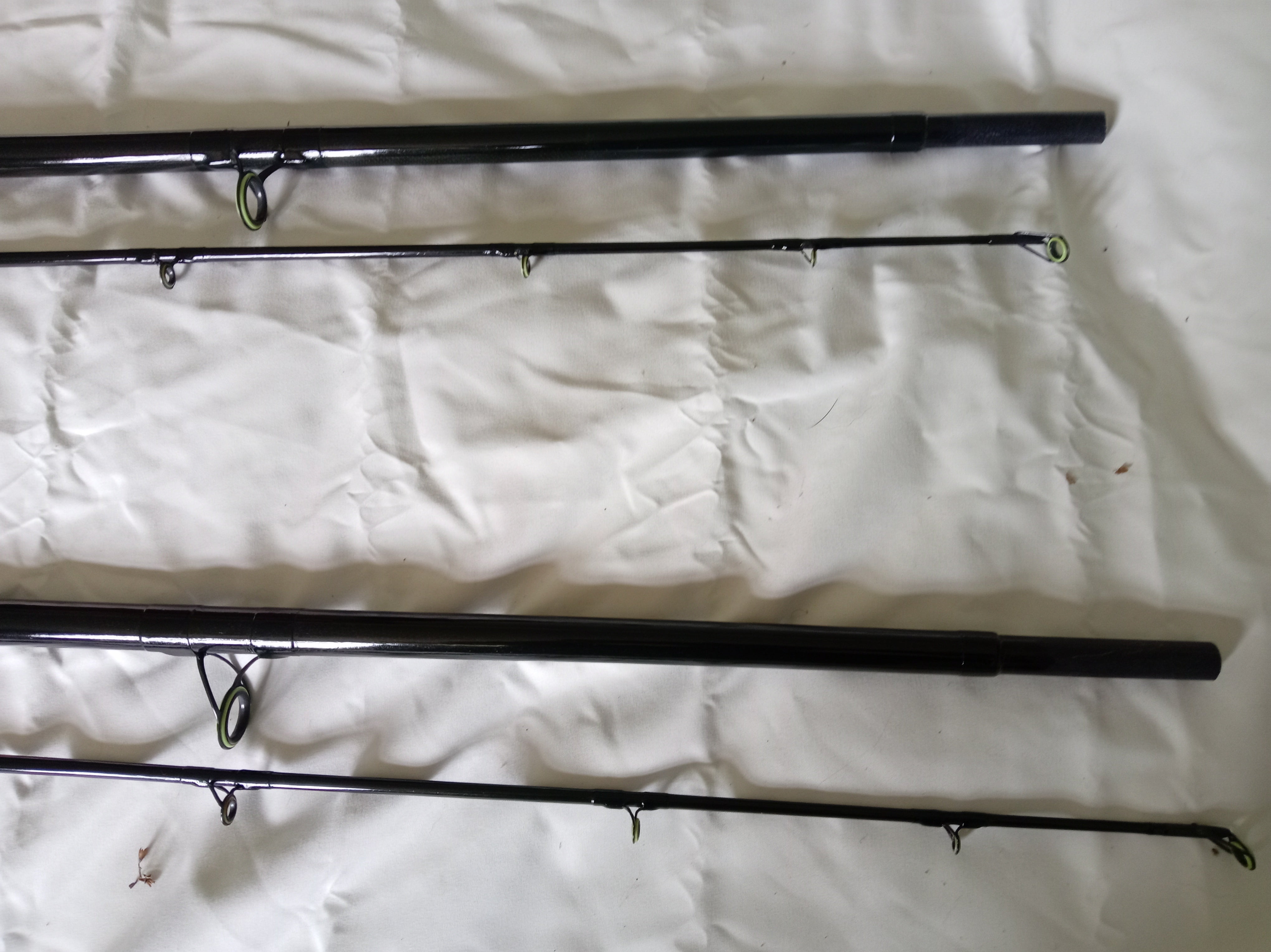 PAIR Vintage North Western SS6 Carp Rods 11ft Handbuilt Pristine Custom Old School