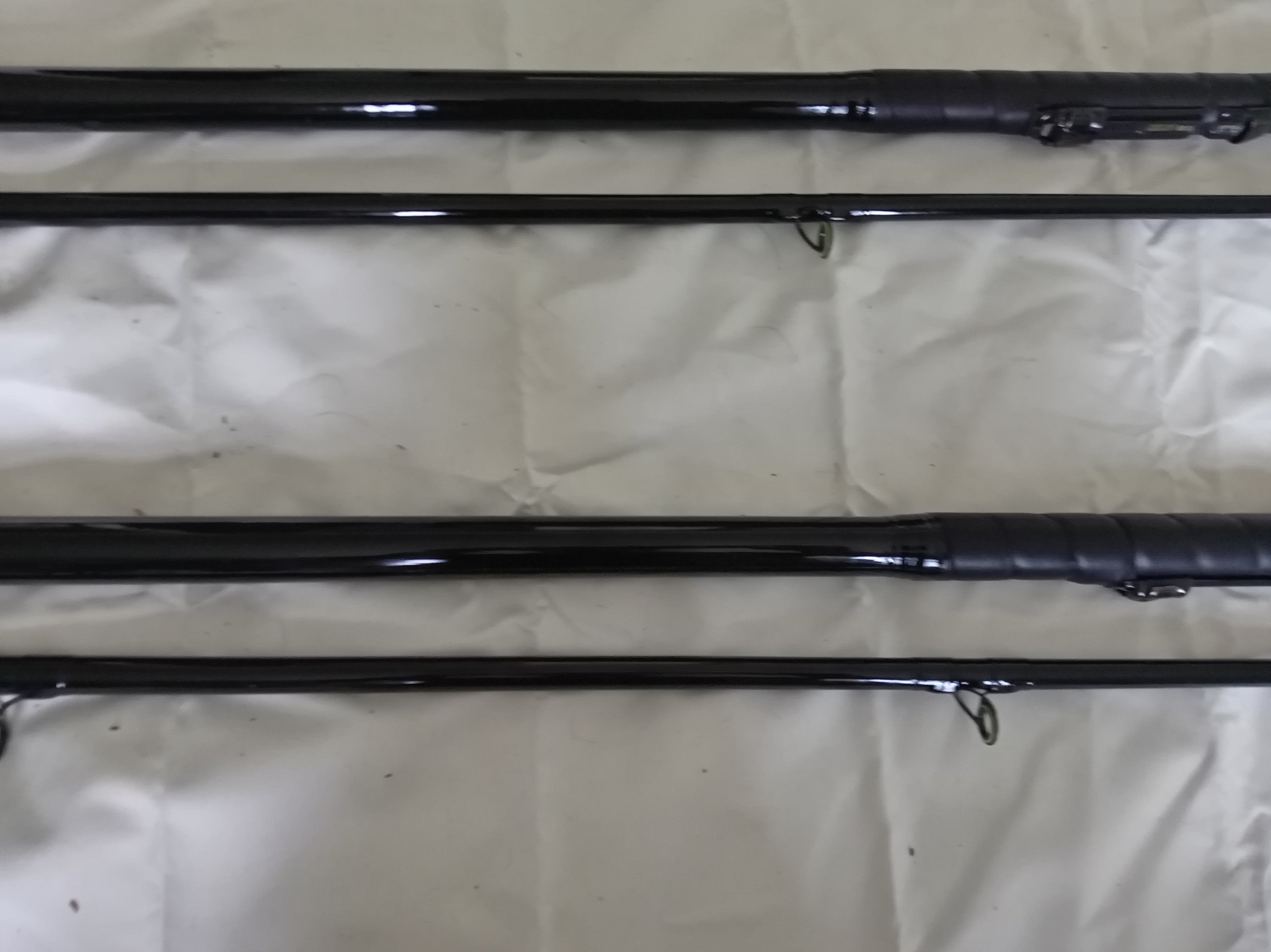 PAIR Vintage North Western SS6 Carp Rods 11ft Handbuilt Pristine Custom Old School