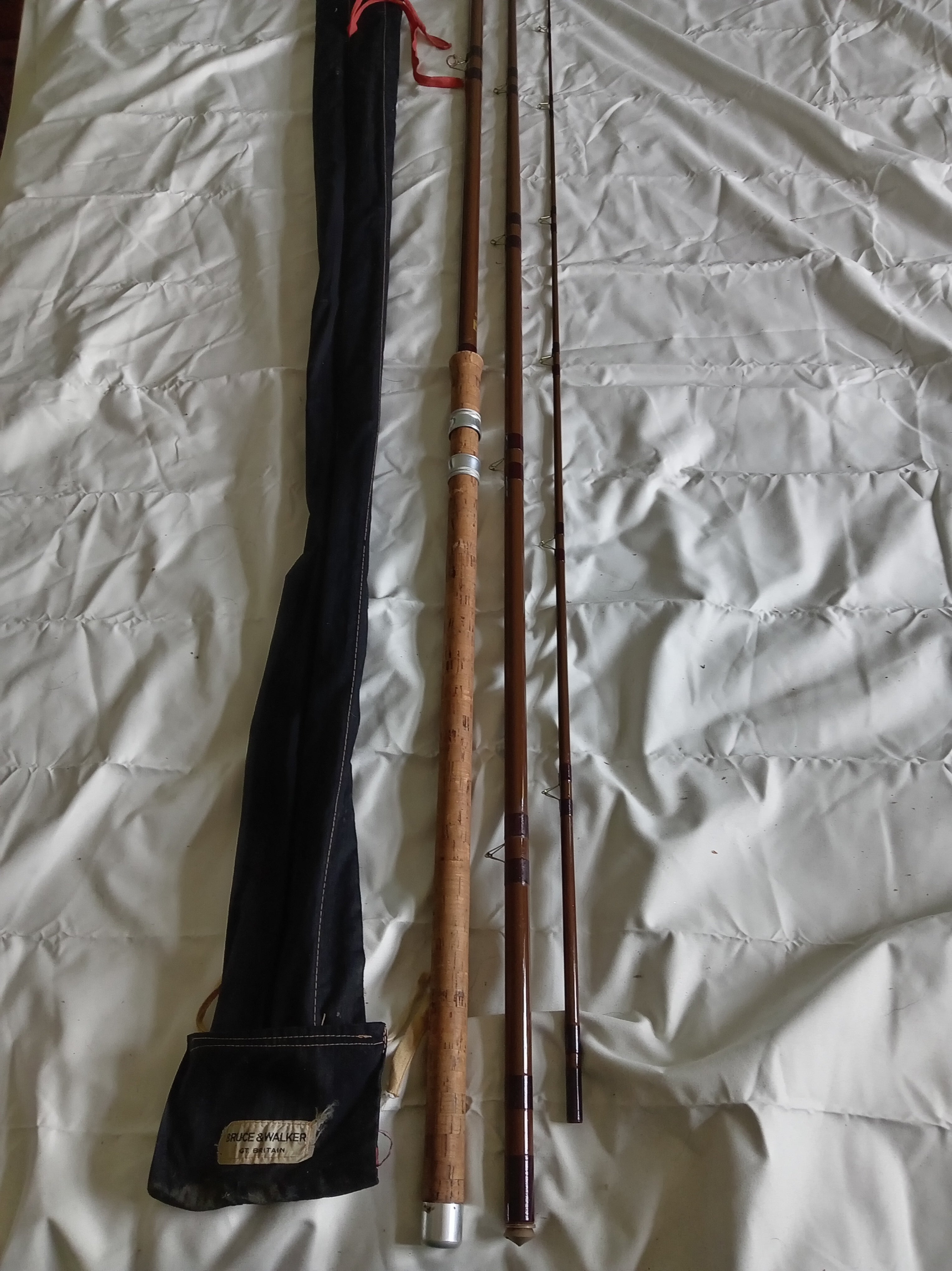 Bruce & Walker CTM14 3-Piece Vintage Float Rod 14ft Match Fishing + Original Bag
