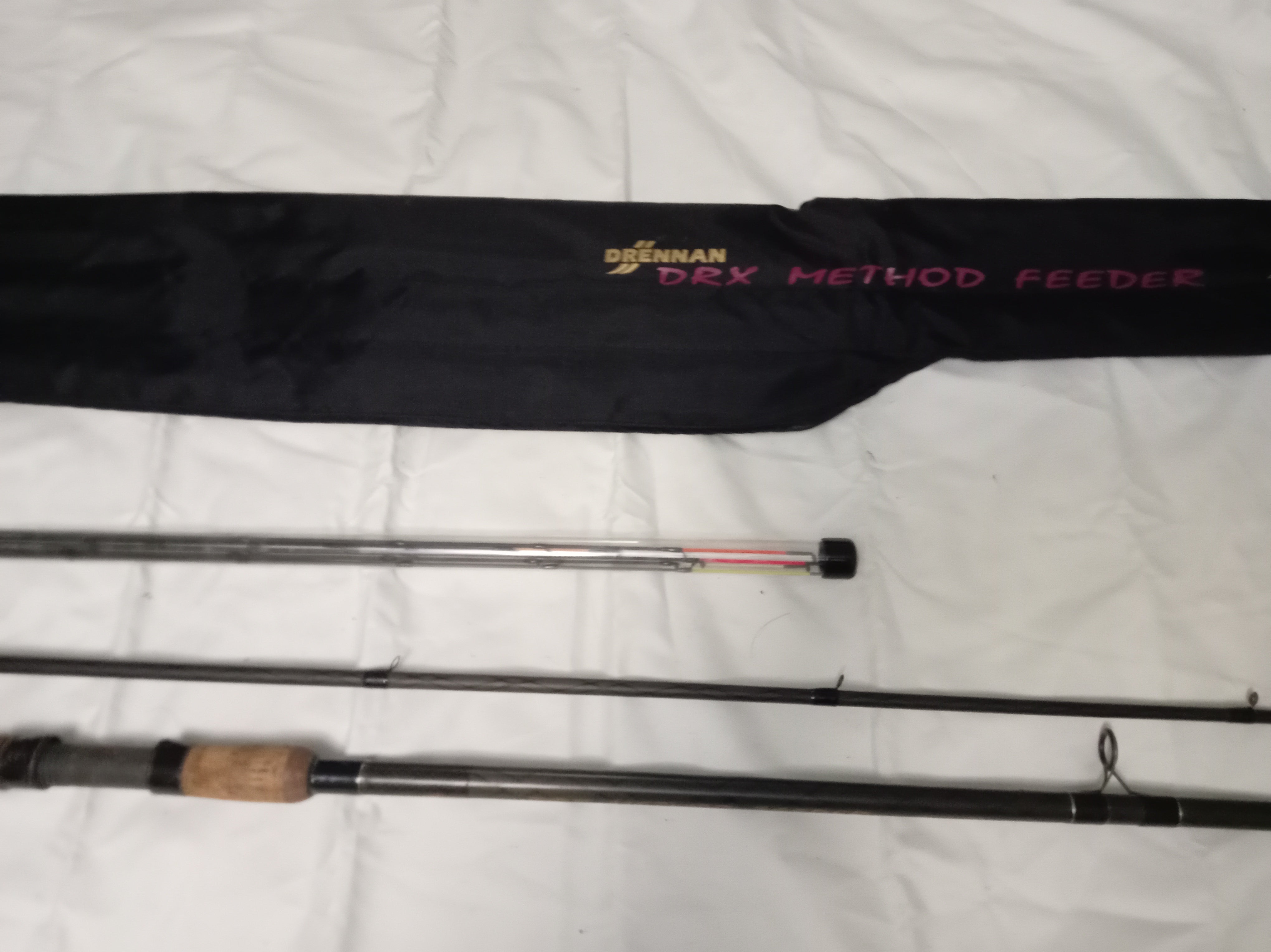 Drennan DRX 12ft 10” Method Feeder Rod with 4 Quivertips and Original Bag