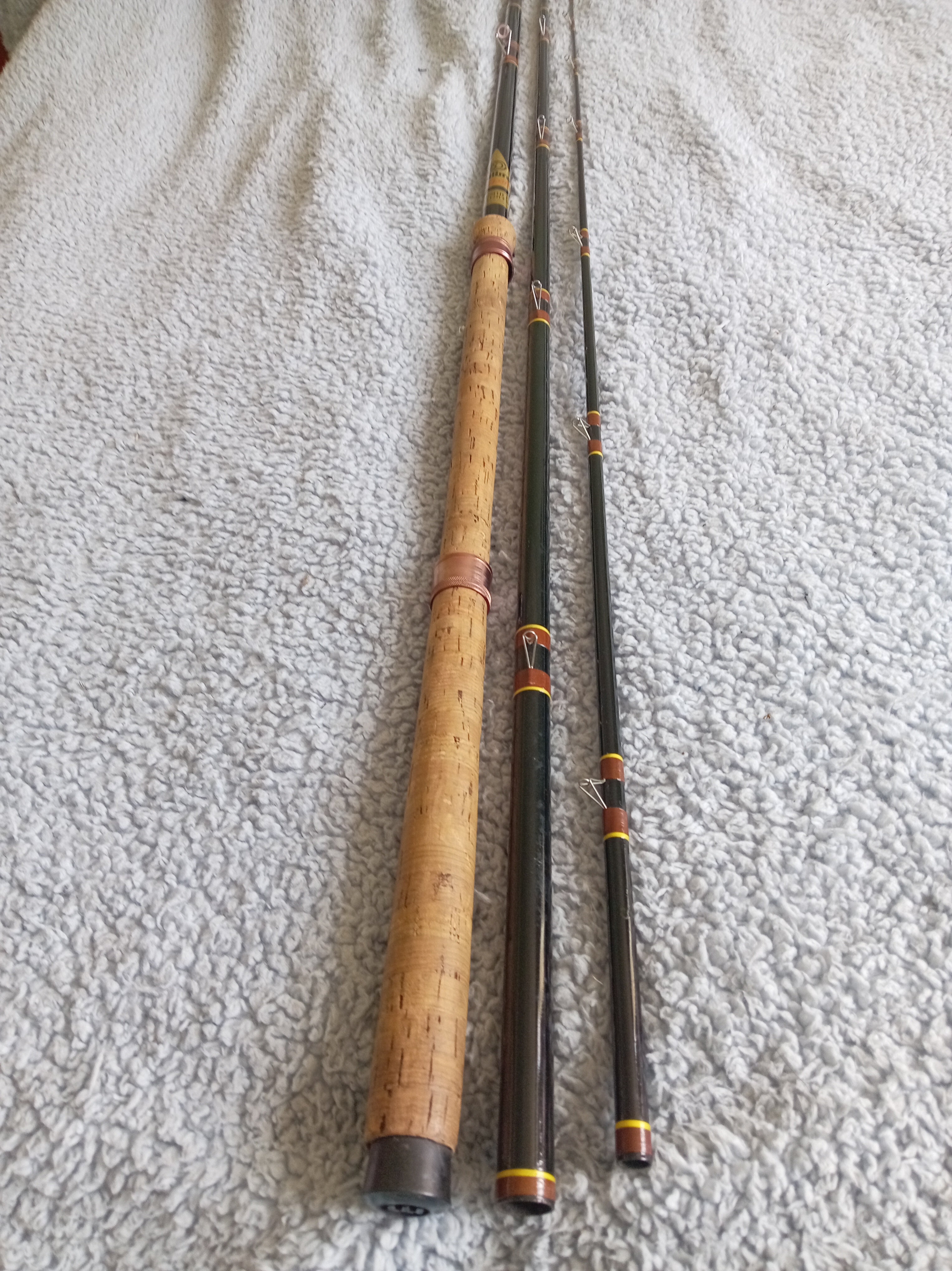 Vintage Milbro Classic Coleshill 12ft Match Rod 3Pc Float Fishing Excellent Cond