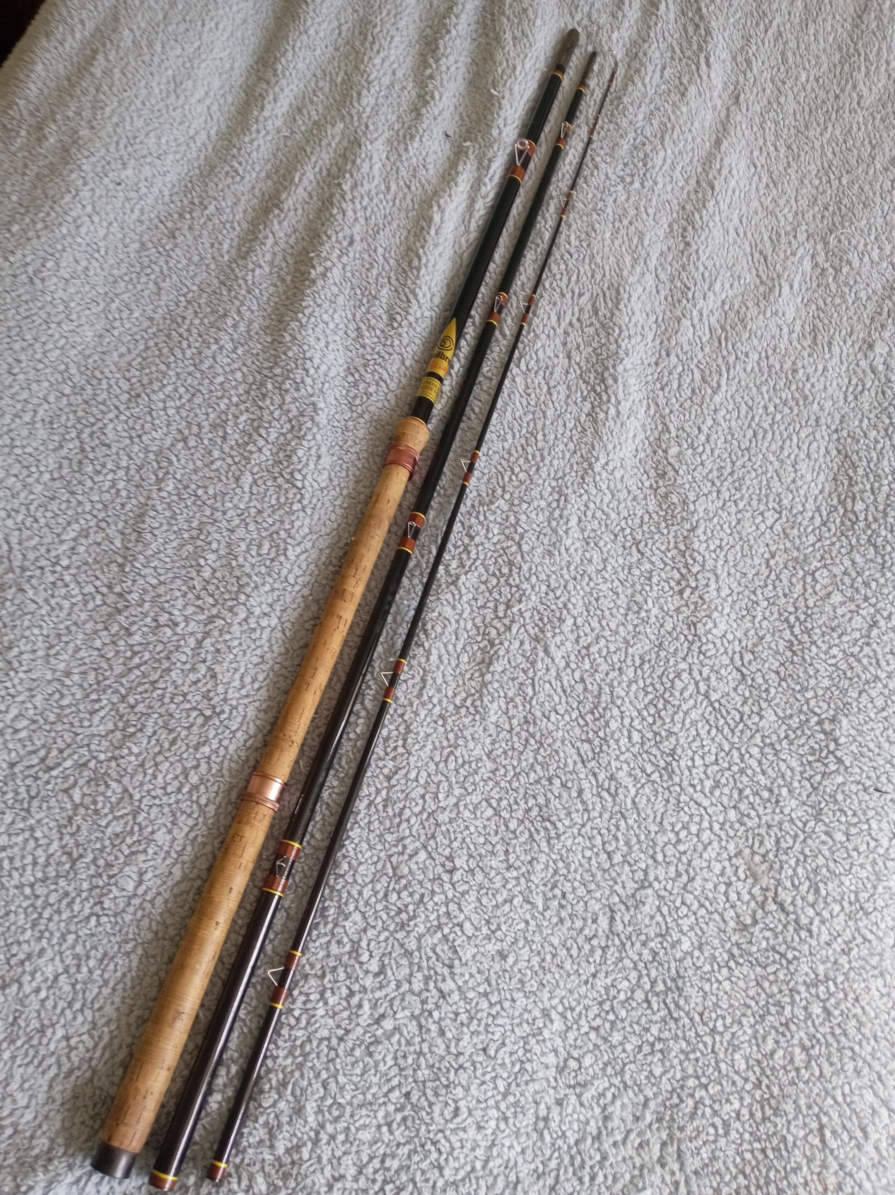 Vintage Milbro Classic Coleshill 12ft Match Rod 3Pc Float Fishing Excellent Cond