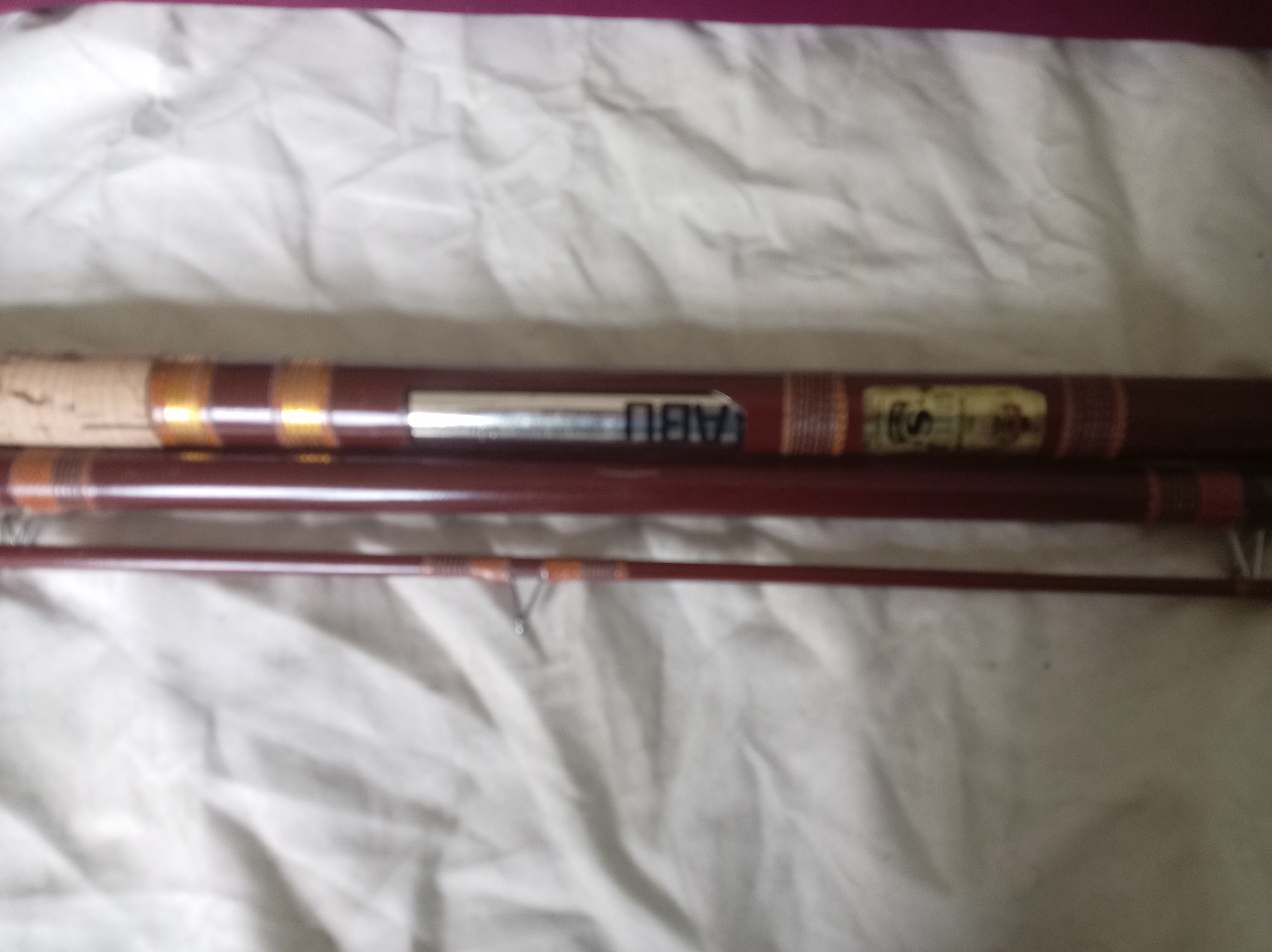 Vintage Abu Feralite Mark 6 Zoom All England Match Tip Rod 13ft Fibreglass + Bag