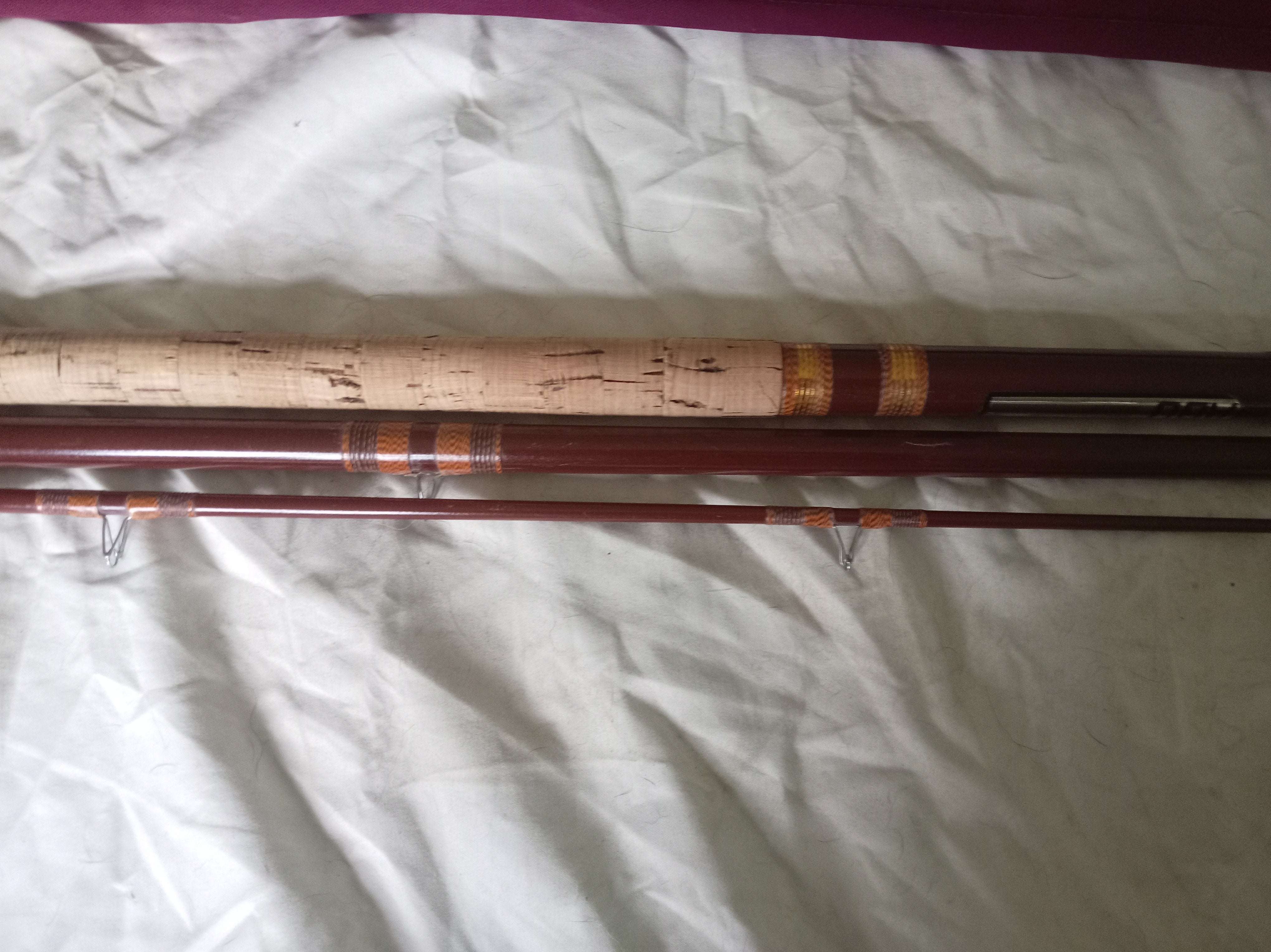 Vintage Abu Feralite Mark 6 Zoom All England Match Tip Rod 13ft Fibreglass + Bag