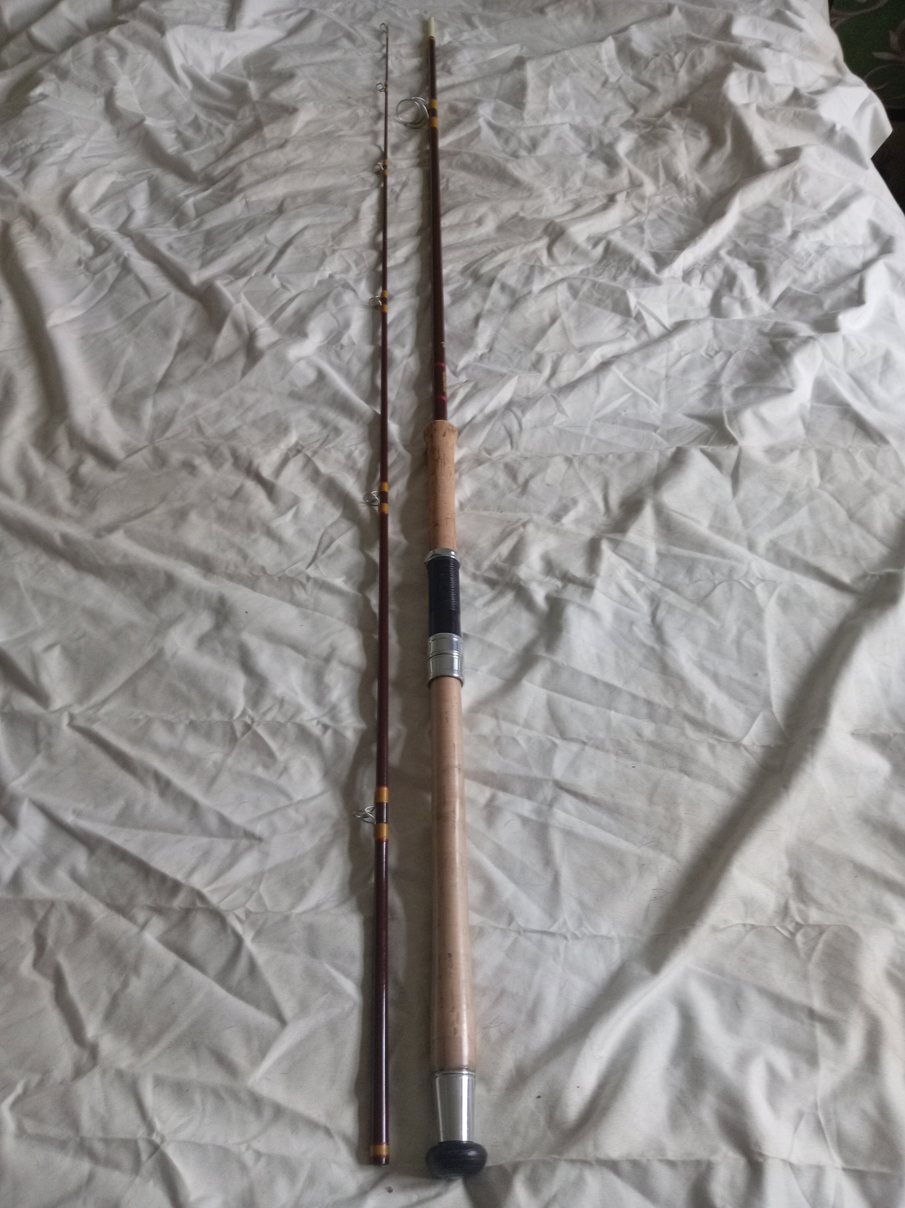 Hardy Fibalite No 2 Spinning Rod 8.5ft Vintage Glass Fibre Spinner Superb Condition
