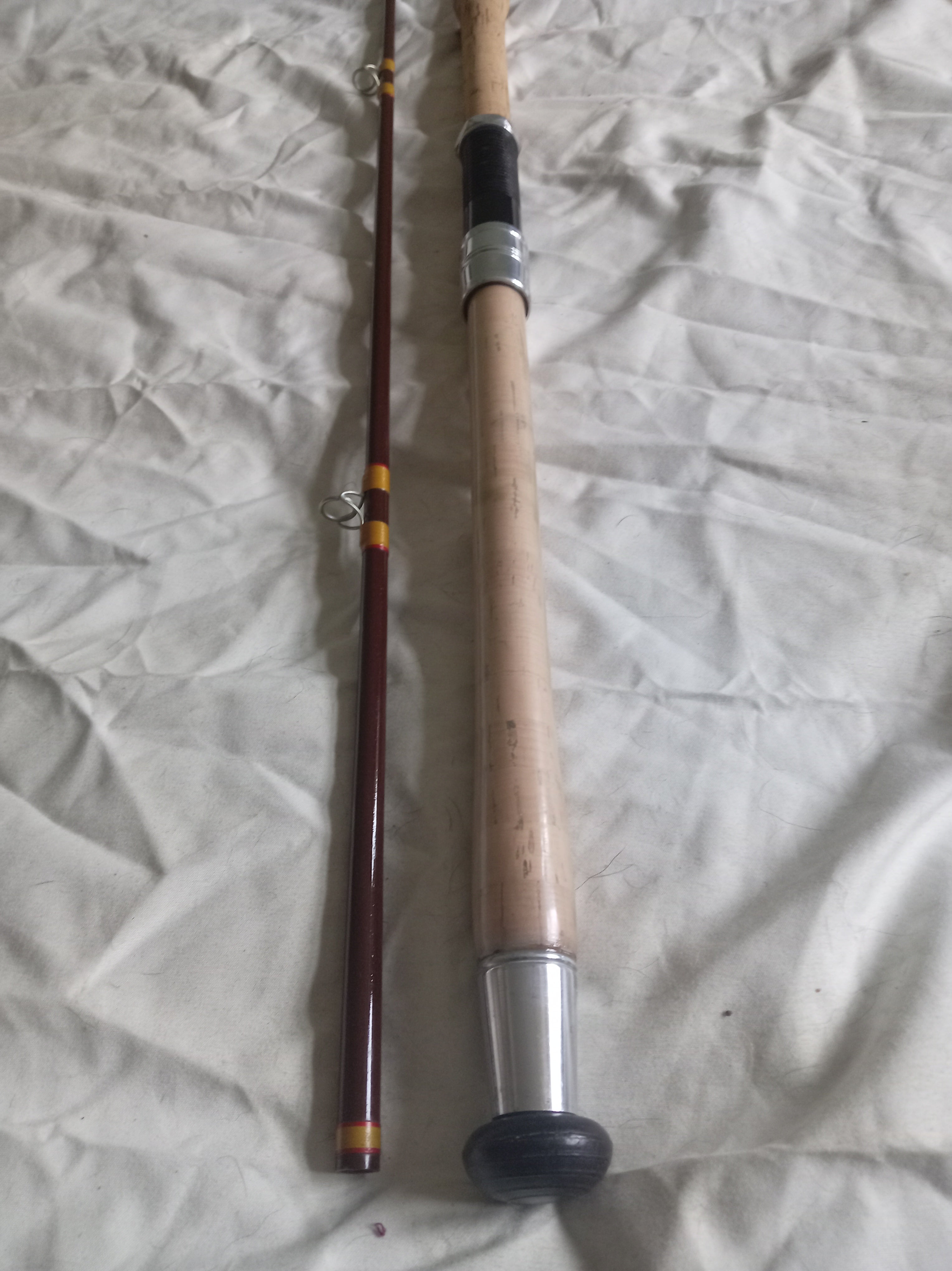 Hardy Fibalite No 2 Spinning Rod 8.5ft Vintage Glass Fibre Spinner Superb Condition