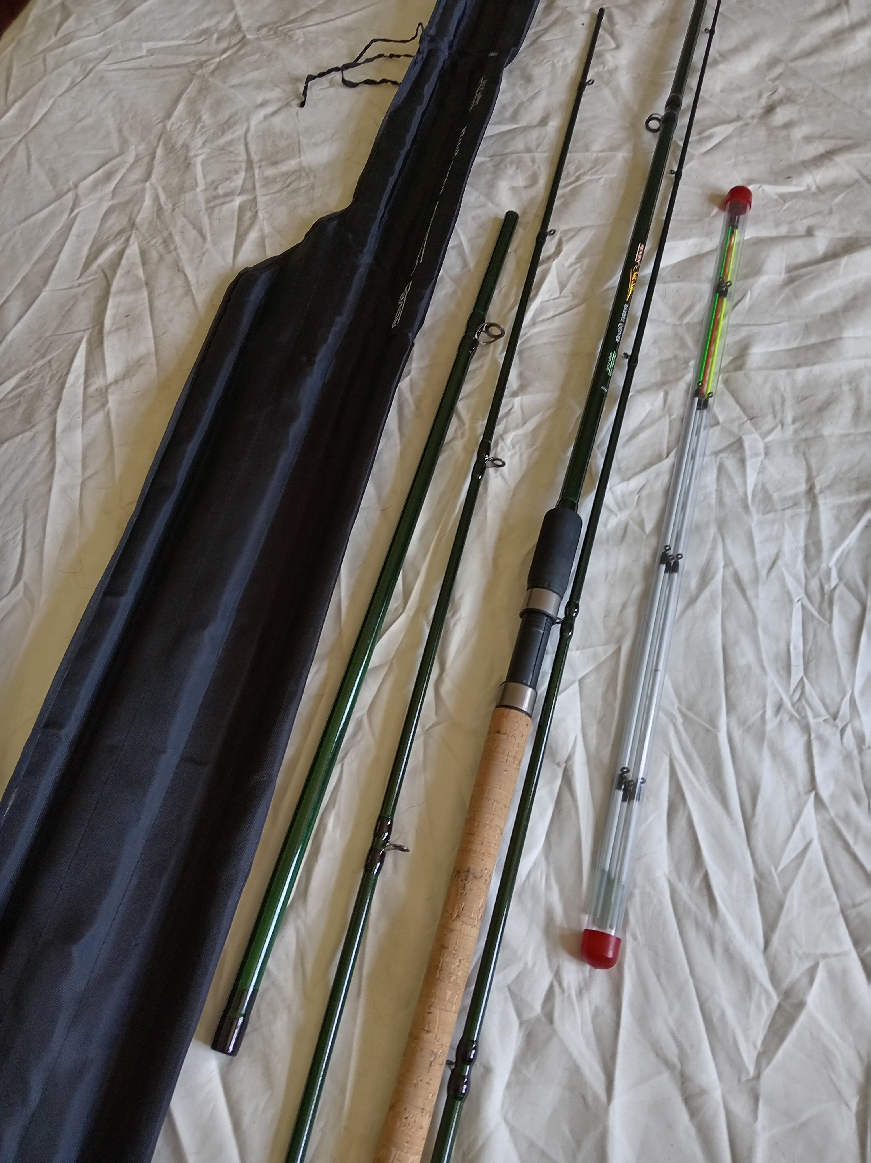John Wilson Rovex Barbel Quiver Rod 11ft 13ft 3 Tips & Bag Superb Condition