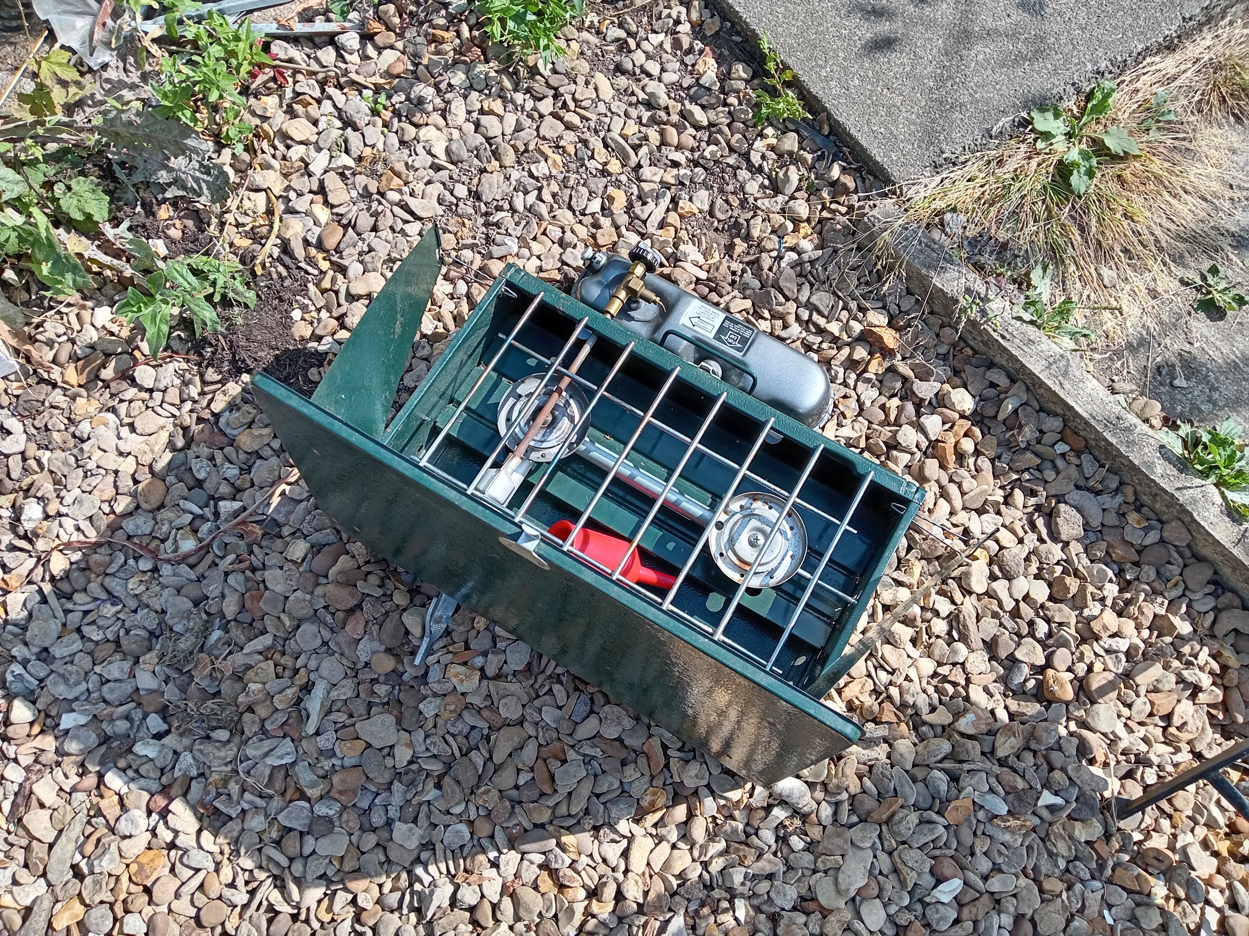 Coleman Dual Fuel 2 Burner Stove Old School Carp Fishing Camping Cooker