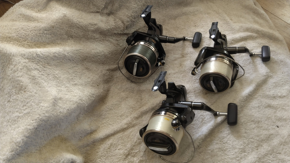 3 x Shimano Big Baitrunner LC Longcast Reels - Very Good Condition