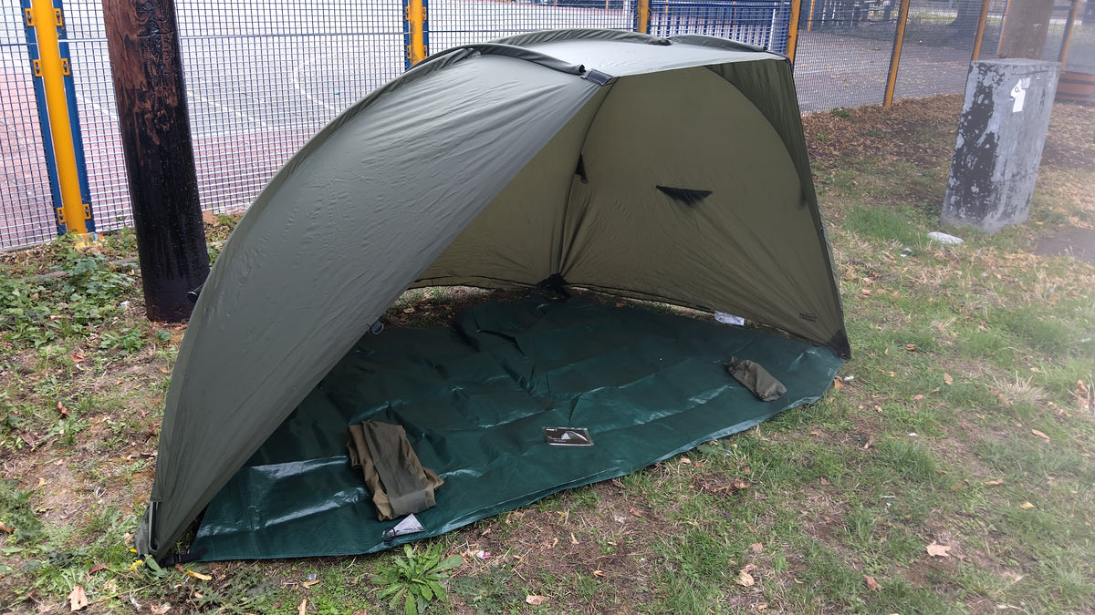 Fox Stalker Shelter Carp Fishing Bivvy Lightweight Shelter VGC Complete