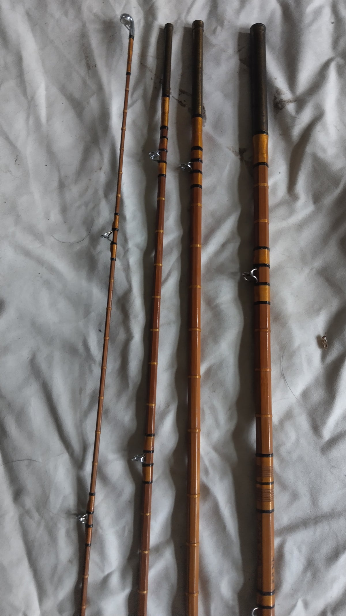 W Eyles Handbuilt 8ft Split Cane Fly Rod Vintage Traditional Cane Fly Fishing