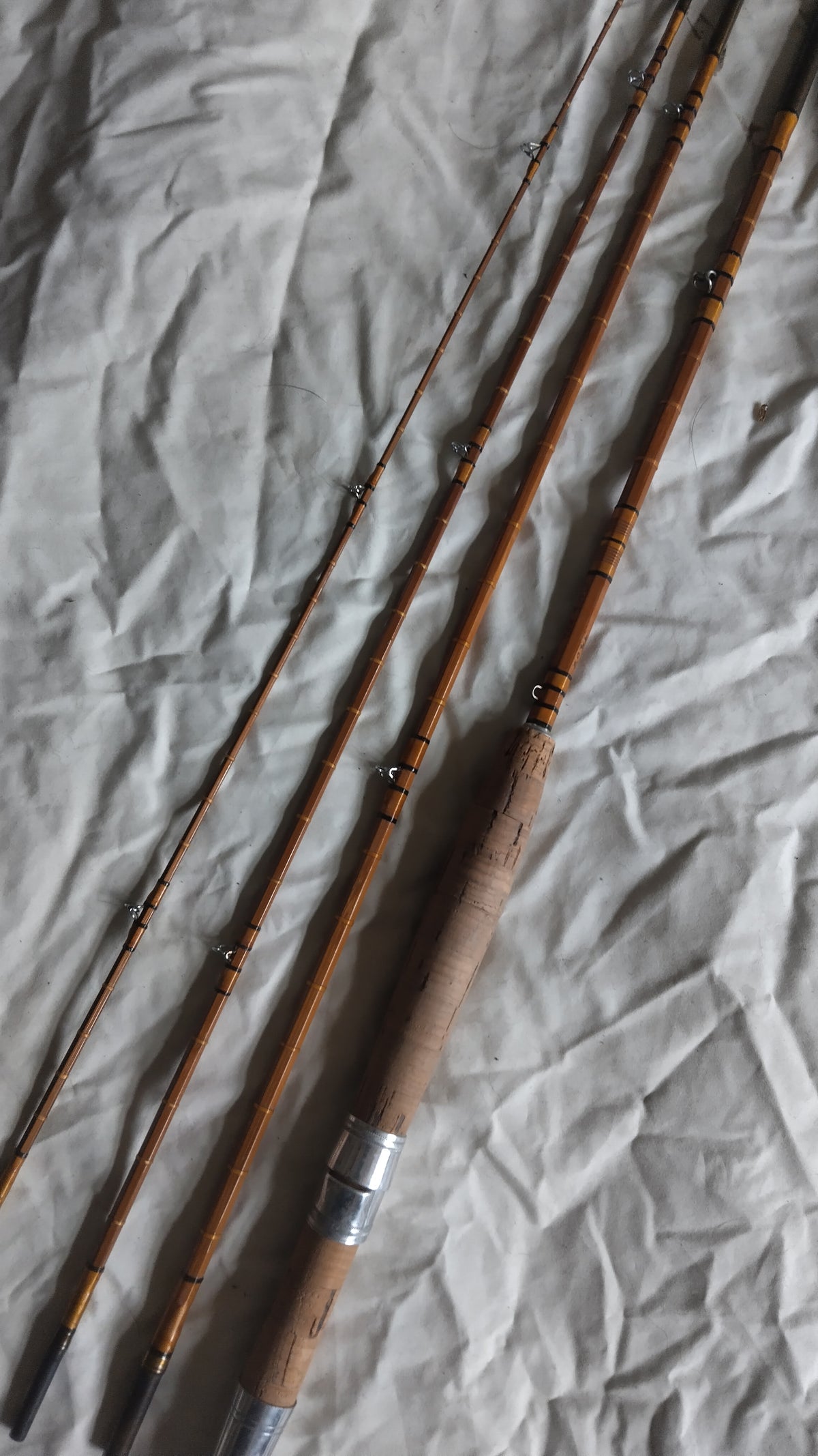 W Eyles Handbuilt 8ft Split Cane Fly Rod Vintage Traditional Cane Fly Fishing