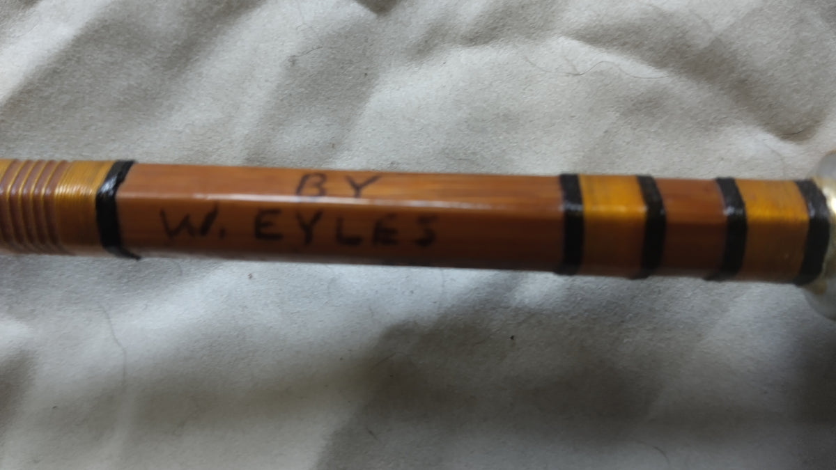 W Eyles Handbuilt 8ft Split Cane Fly Rod Vintage Traditional Cane Fly Fishing