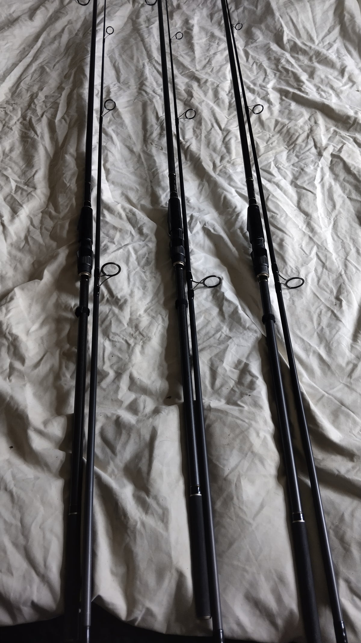 3 x Sonik SK4 12ft 3lb TC Carp Rods Pike Deadbait Fishing Rod Set