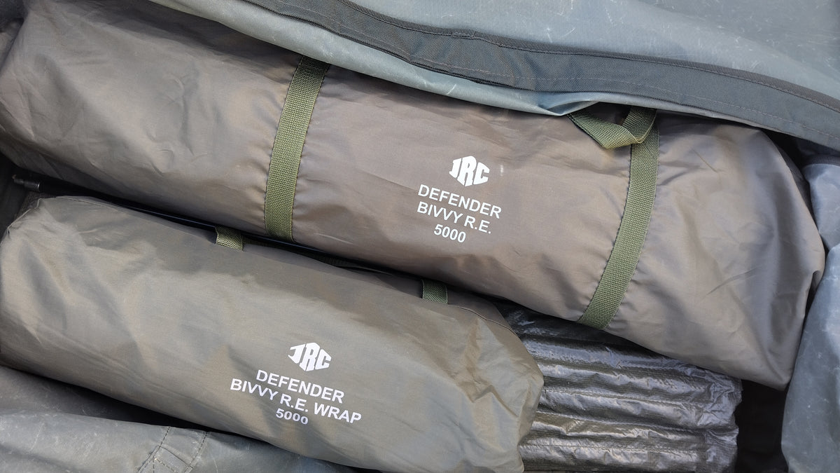 JRC Defender 2 Man Carp Fishing Bivvy + Overwrap Winter Skin & Large Bag