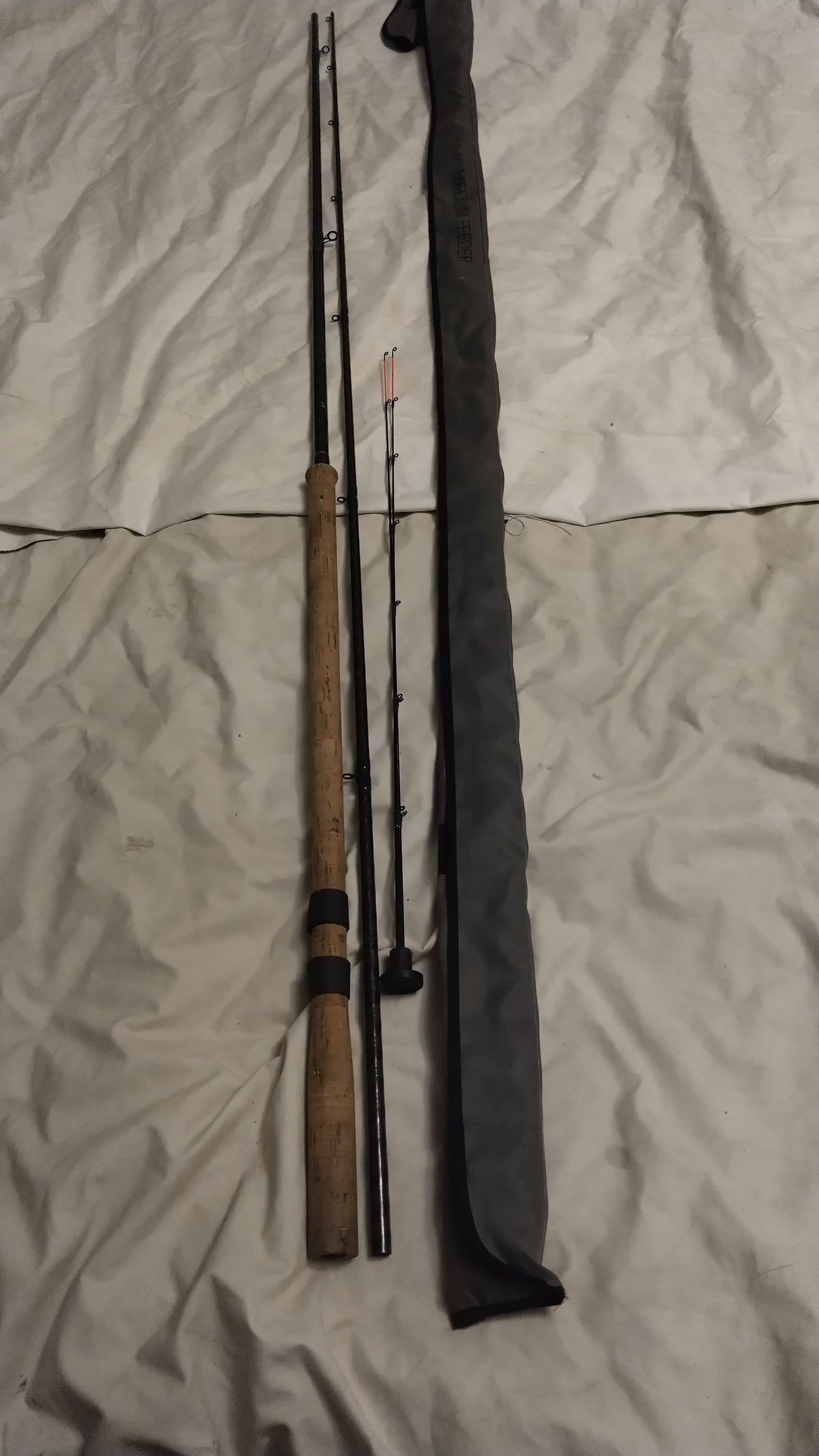 Drennan 11ft 6in Medium Feeder Rod + 2 Tips & Original Bag Coarse Fishing