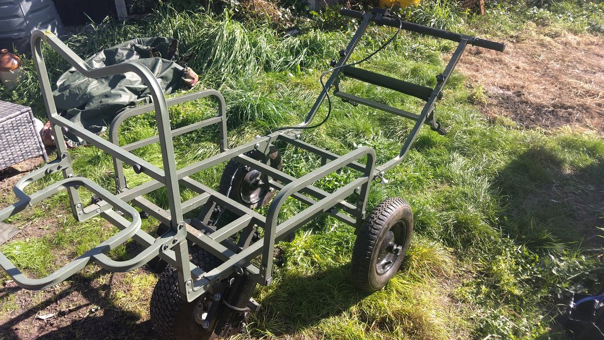 Carp Porter Big Boy Triporter Power Conversion Electric Fishing Barrow 12V