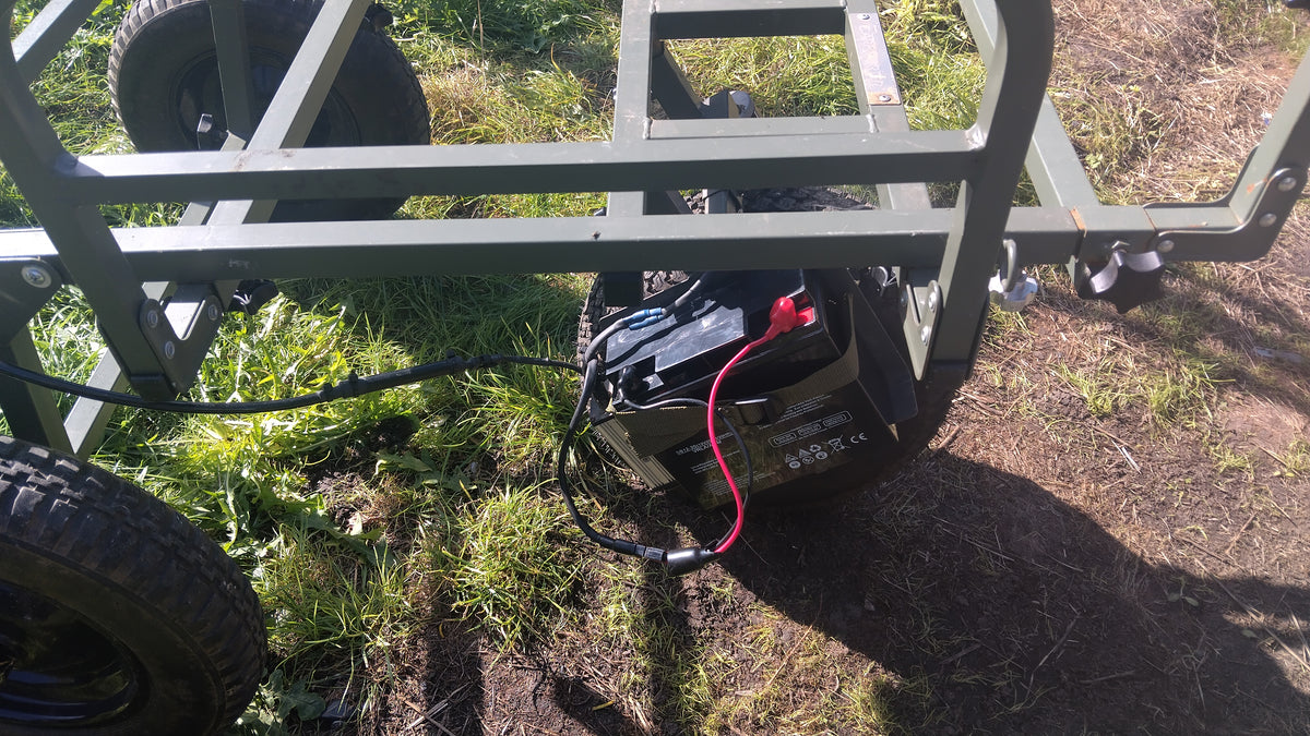 Carp Porter Big Boy Triporter Power Conversion Electric Fishing Barrow 12V
