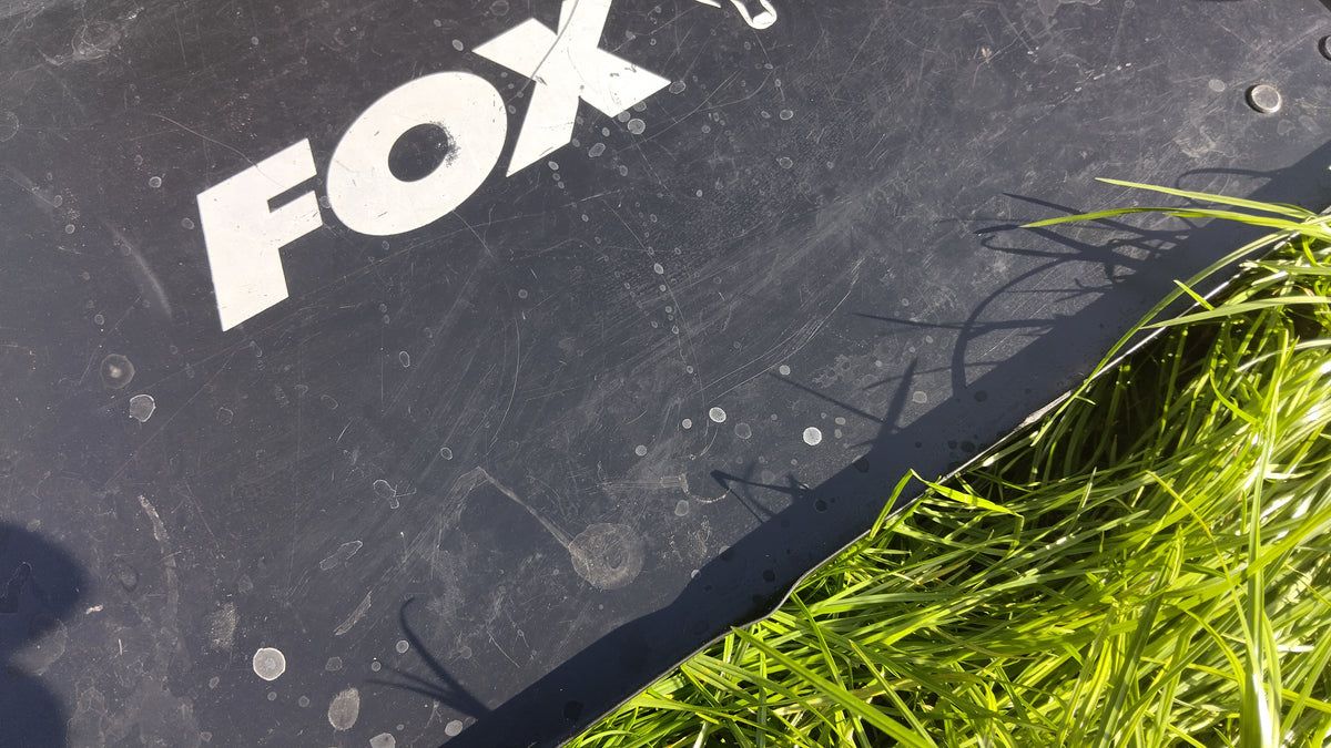Fox Carp Fishing Metal Bivvy Table 47cm x 30cm with Carry Bag Carp Tackle