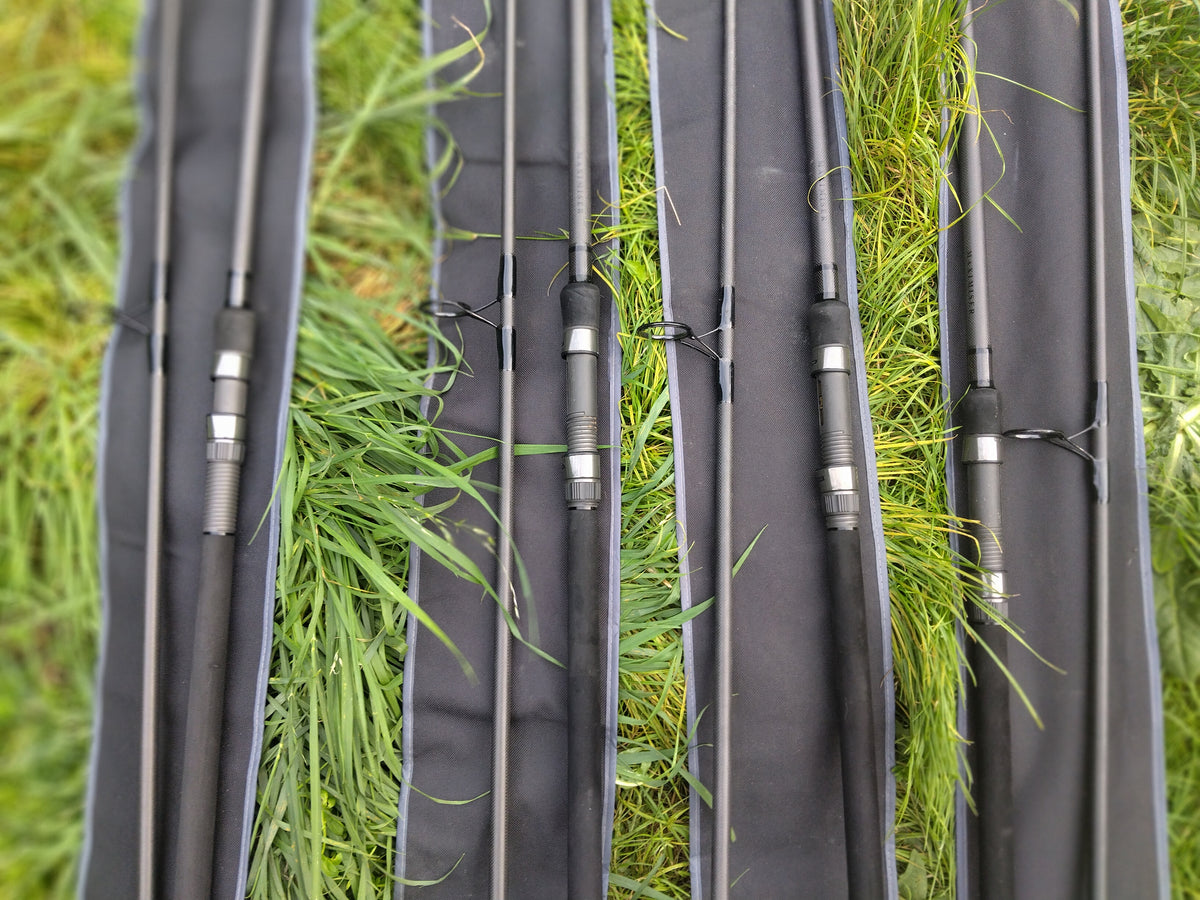 4 Wychwood Maximiser 12ft 9in 3.5lb TC Extreme Distance Carp Rods 50mm Rings