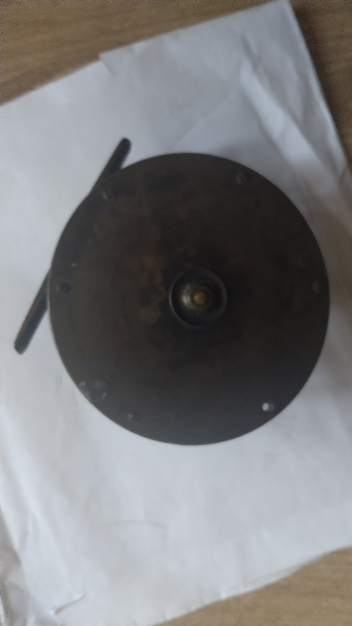 Antique W J Cummins Bishop Auckland 4" Brass Fishing Reel Centrepin