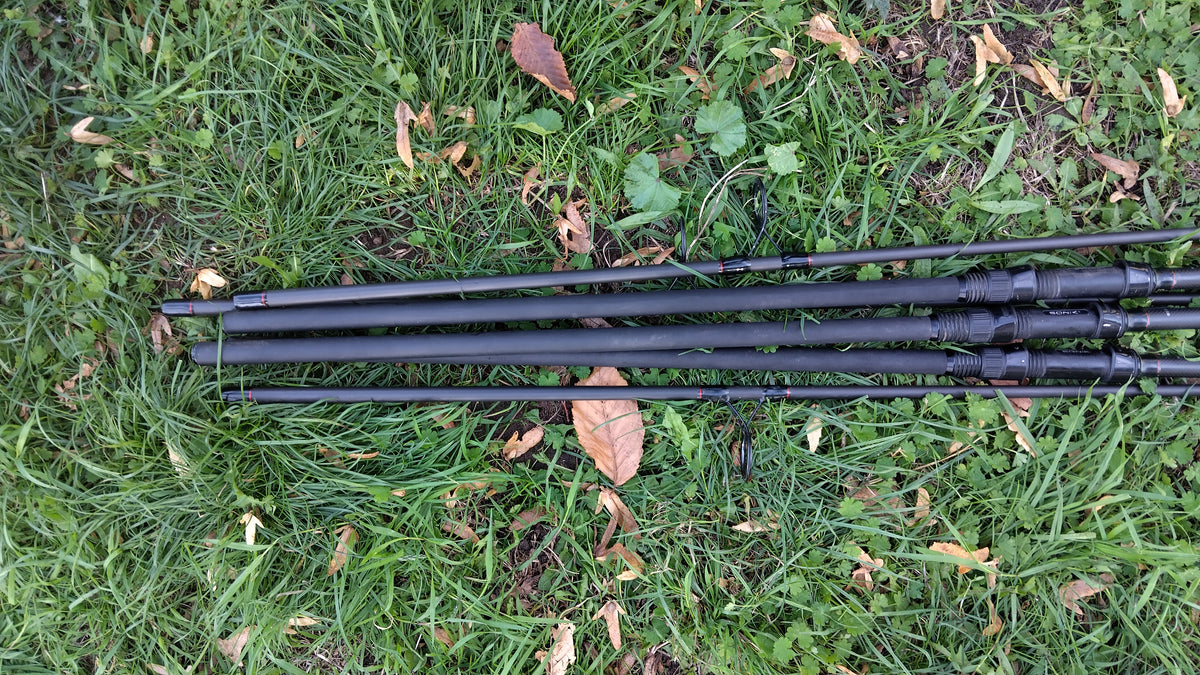 Sonik S4 Carp Rods 12ft 3.5lb Test Curve 50mm Guides – Set of 3, VGC
